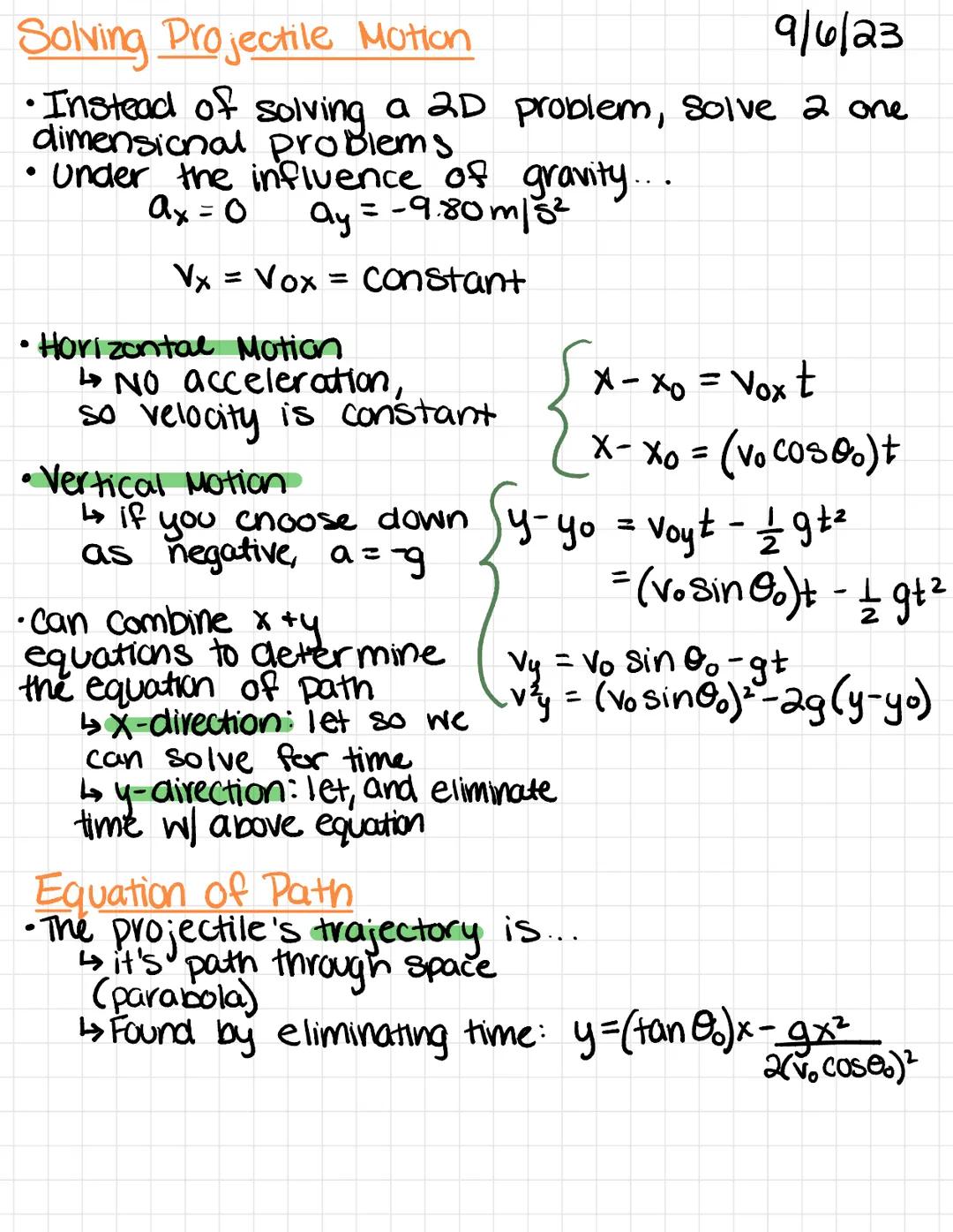 3.1 Displacement
$
\Delta \vec{r} = \vec{r_2} - \vec{r_1} \longrightarrow \text{displacement vector}
$
$\Delta \vec{r} = (x_2 - x_1)\hat{i} 