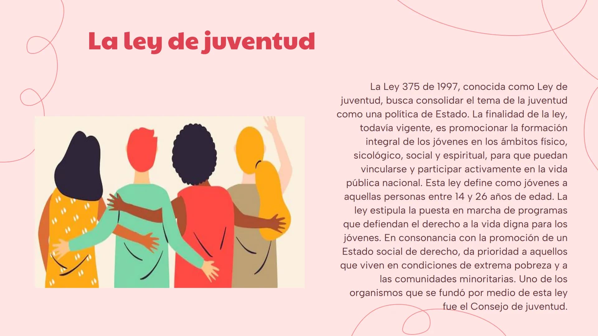 # Los derechos de la juventud

Desde los años 80 hasta la actualidad # La juventud y sus derechos

En las tradiciones la juventud se asocia 