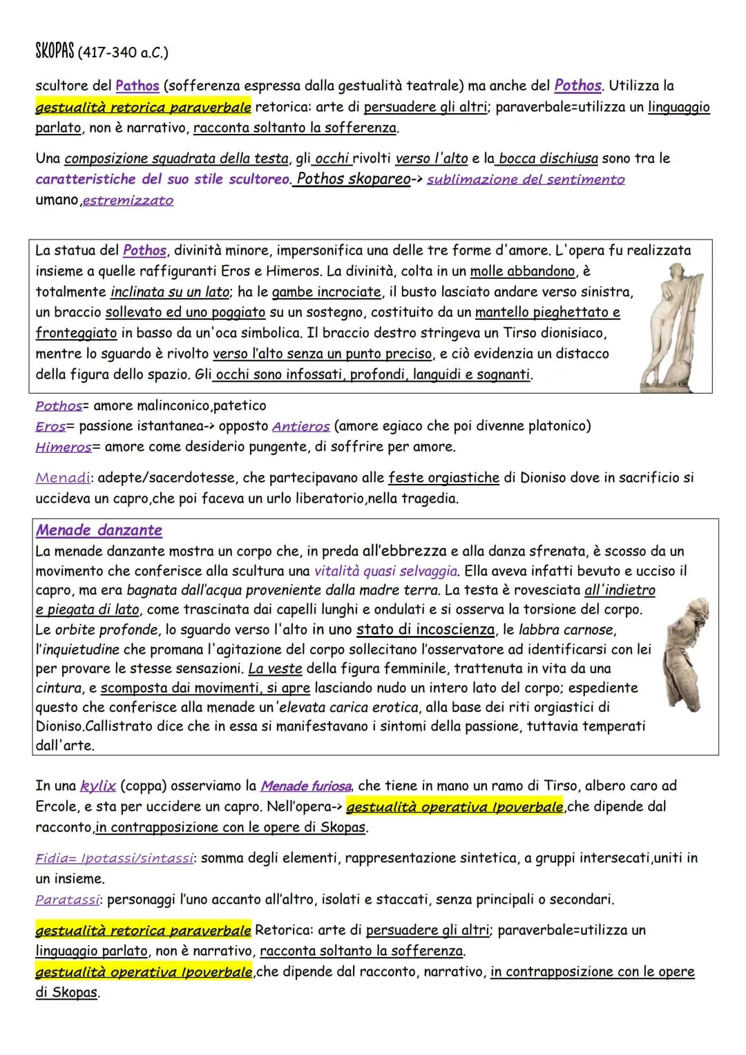 # L'equilibrio raggiunto

L'arte classica

POLICLETO: Fu con un bronzista di Argo, allievo di Agelada il giovane, che venne data la soluzion
