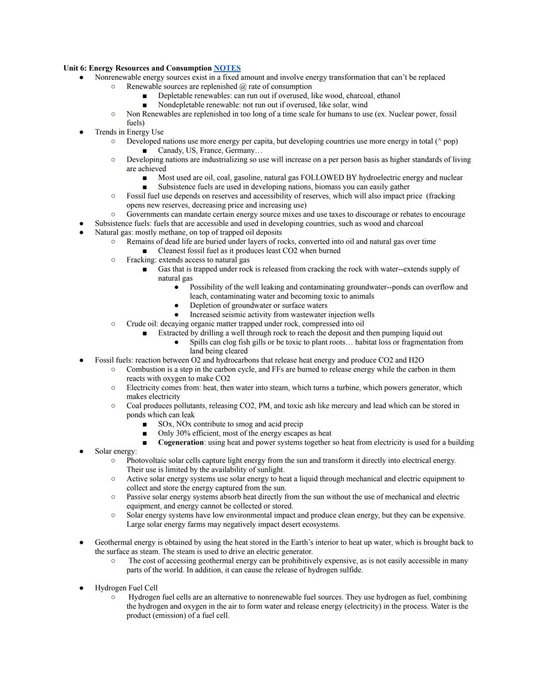 *notes on only the higher weighted units... 2.4 notes FRQ tips

Official Exam Content Weighting:
Unit 1: The Living World: Ecosystems (6-8%)