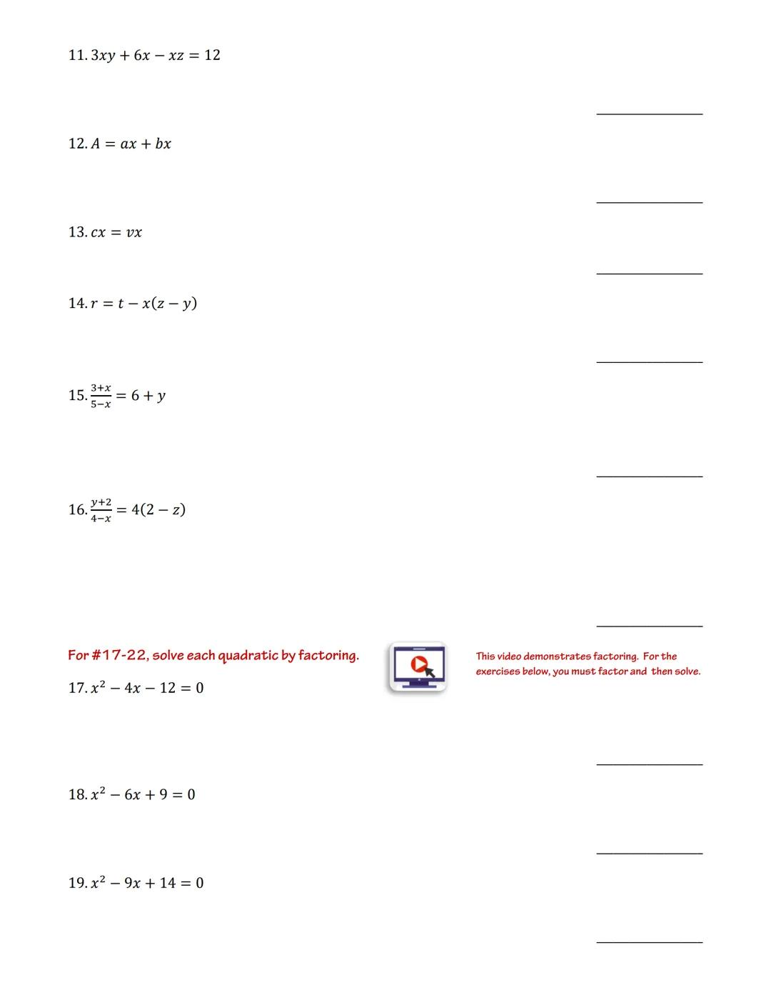 # AP Calculus AB

# Summer Packet

This packet is intended to prepare you for AP Calculus AB by reviewing
prerequisite algebra and pre-calcu