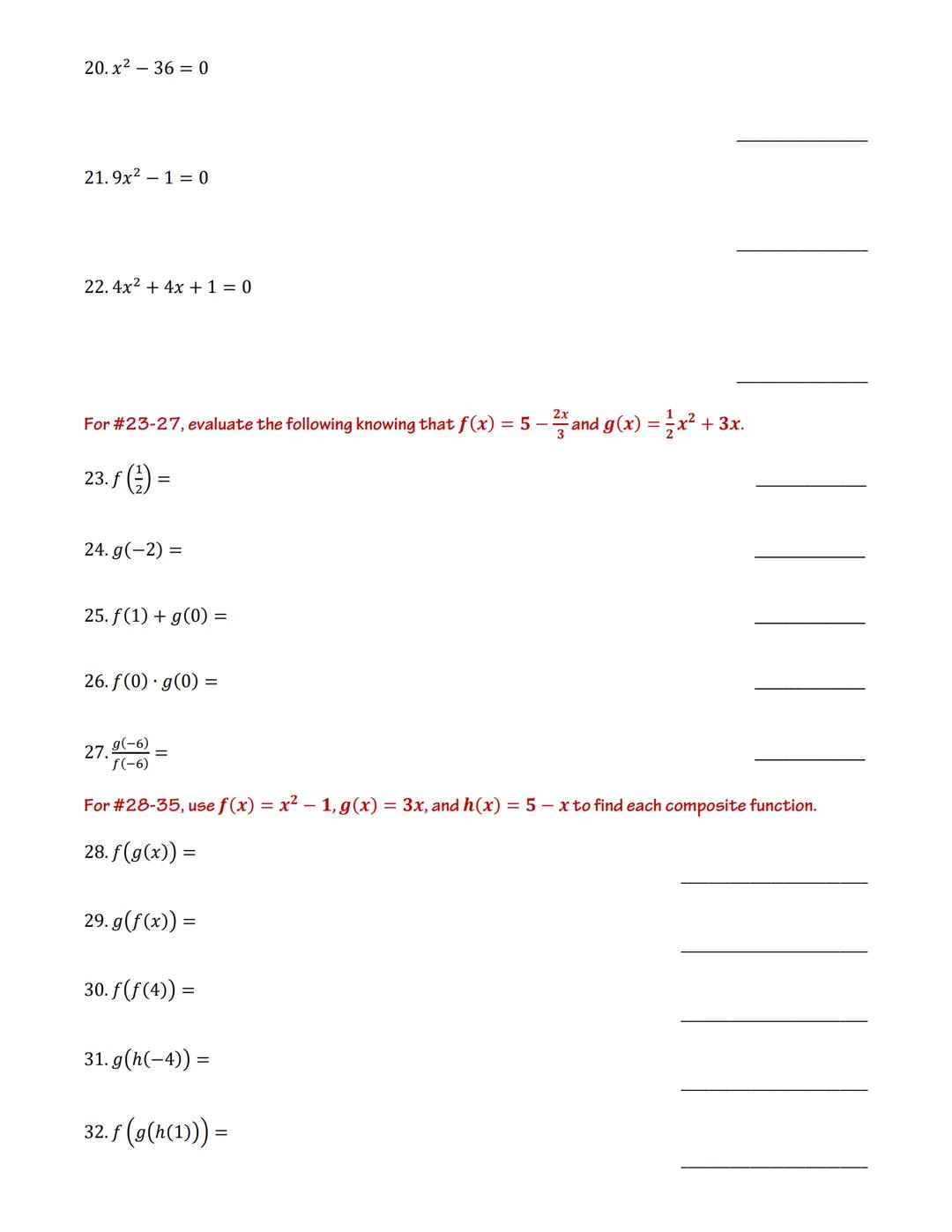 # AP Calculus AB

# Summer Packet

This packet is intended to prepare you for AP Calculus AB by reviewing
prerequisite algebra and pre-calcu
