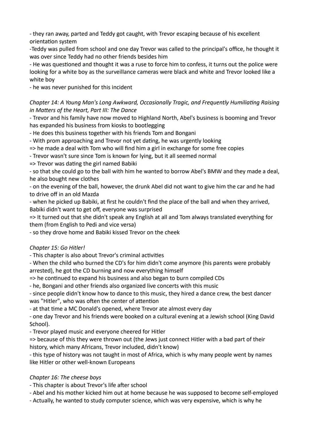 # Born a crime Summary

Topics:
1.: Keyword-like summary of the book "Born a crime"
2.: Description of the characters
3.: Background informa