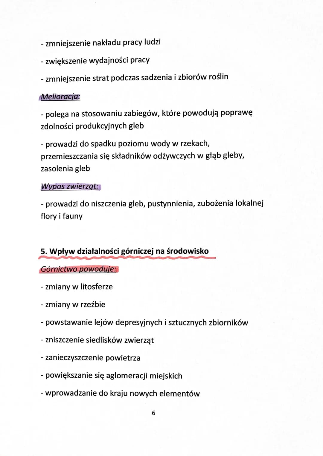 # WPŁYW CZŁOWIEKA NA ŚRODOWISKO

1. Konflikt w relacji człowiek-środowisko

antropoptesja - negatywne oddziaływanie człowieka na
środowisko
