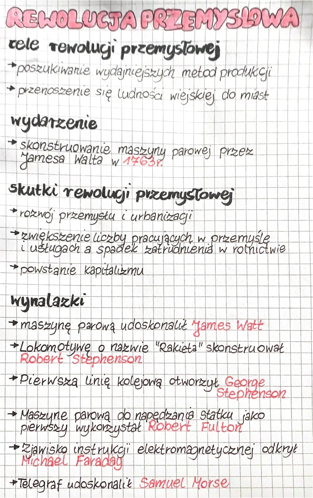 # REWOLUCJA PRZEMYSLOWA

rele rewolucji przemysłowej

*poszukiwanie wydajniejszych metod produkcji

➡przenoszenie się ludności wiejskiej do 