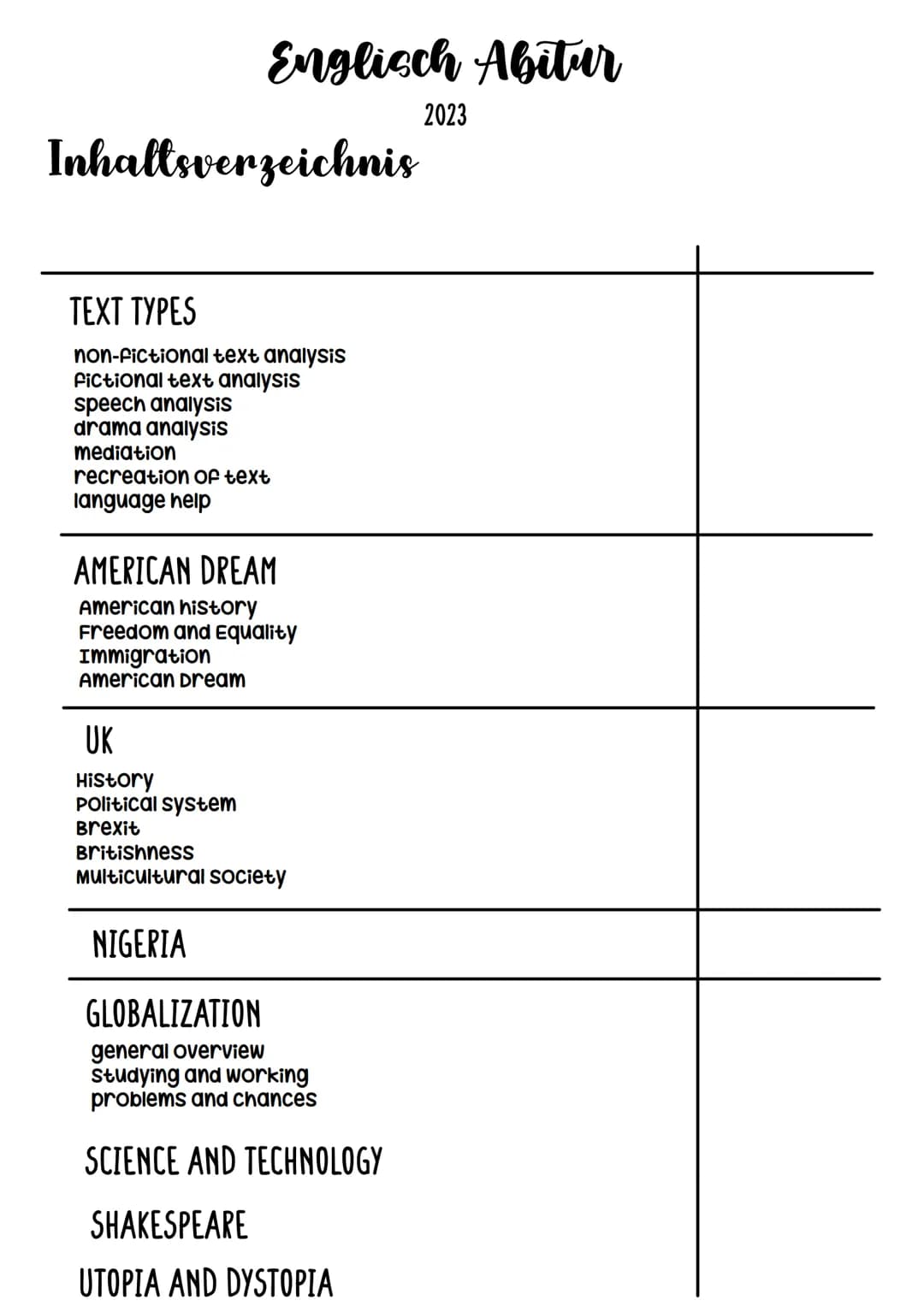 
<h2>Text Types</h2>
<h3>Non-fictional Text Analysis</h3>
<p>The analysis of non-fictional texts is a key component of the Englisch Abitur 2