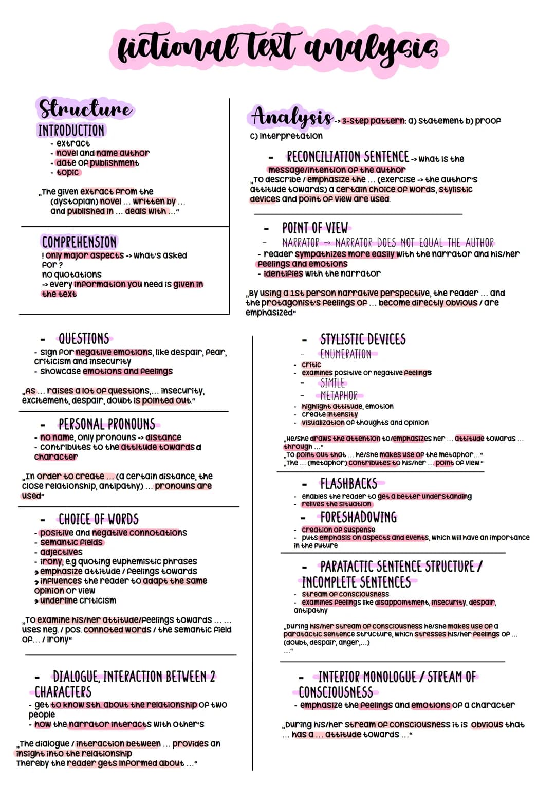 
<h2>Text Types</h2>
<h3>Non-fictional Text Analysis</h3>
<p>The analysis of non-fictional texts is a key component of the Englisch Abitur 2