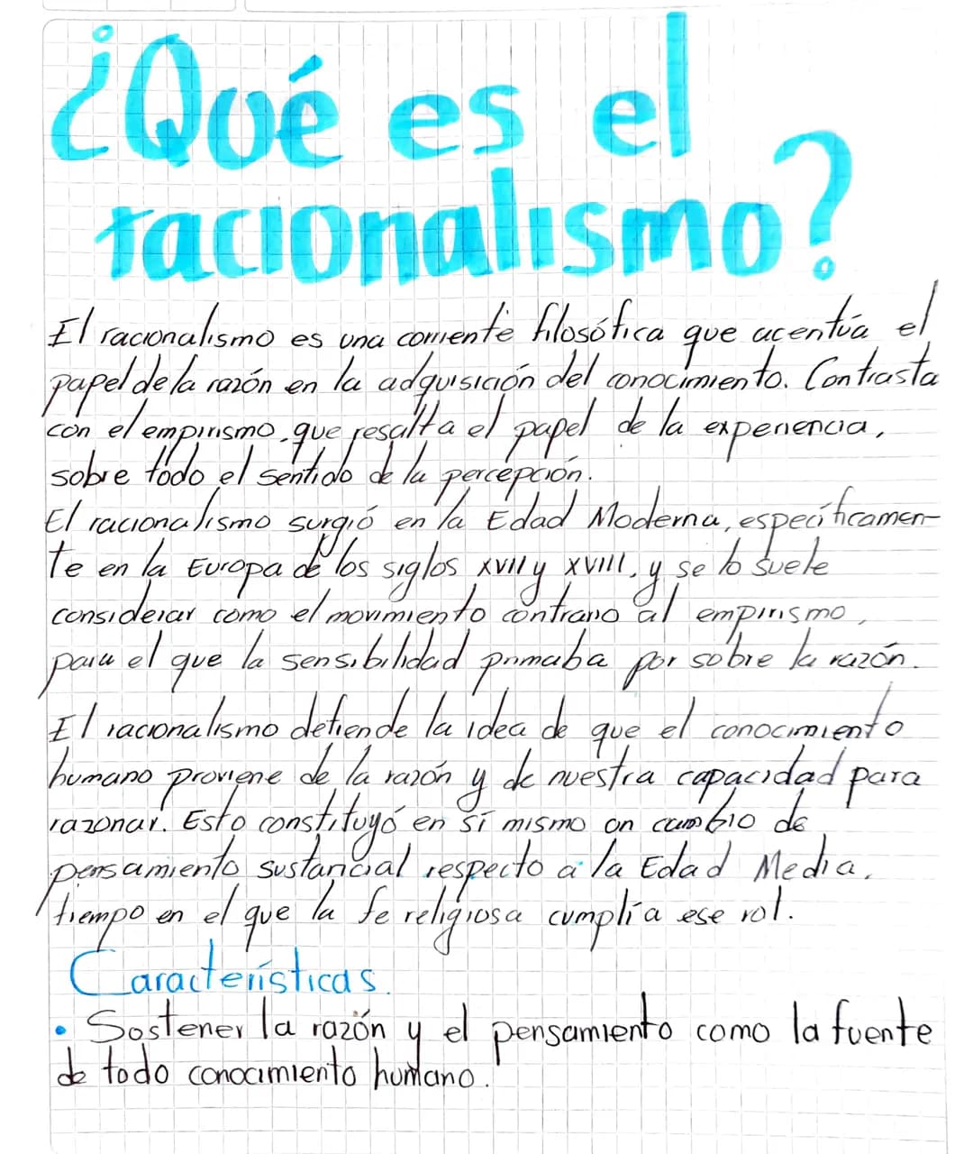 # ¿Qué es el

Tacionalismo?

El raconalismo es una cormente hlosófica que acentia of
papel de la razón en la adquisición del conocim
con el 