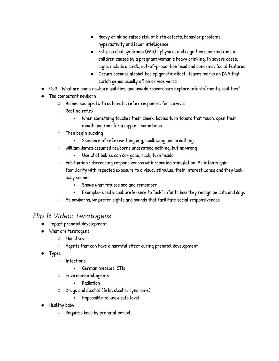 # UNIT 9: Developmental Psychology

Module 45: Developmental Issues, Prenatal Development, and the
Newborn

*   45.1 - What three issues hav