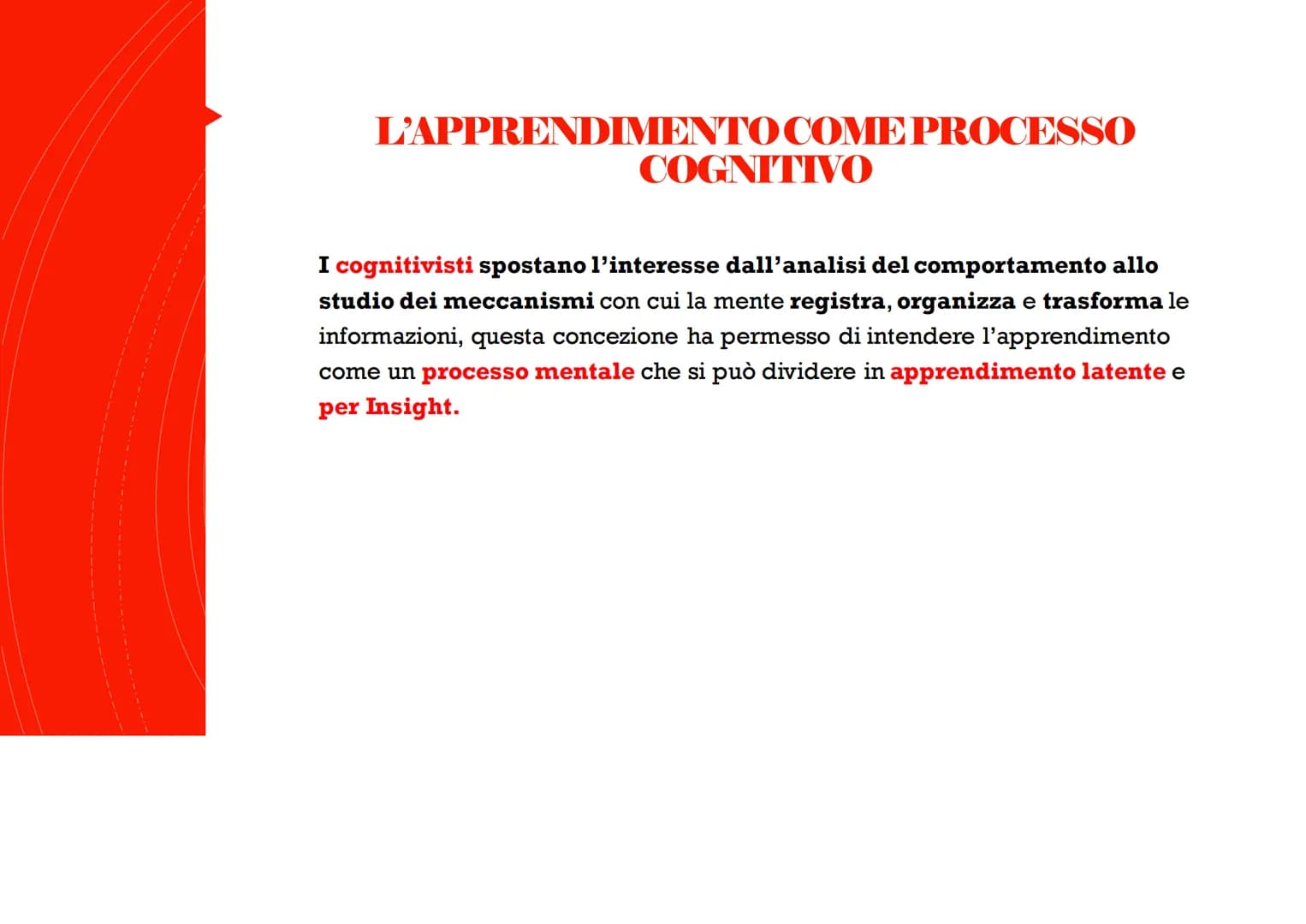 # L'apprendimento

Agosti Elisa # APPRENDIMENTO

L'apprendimento è l'acquisizione di nuovi comportamenti o
modificazione di comportamenti pr