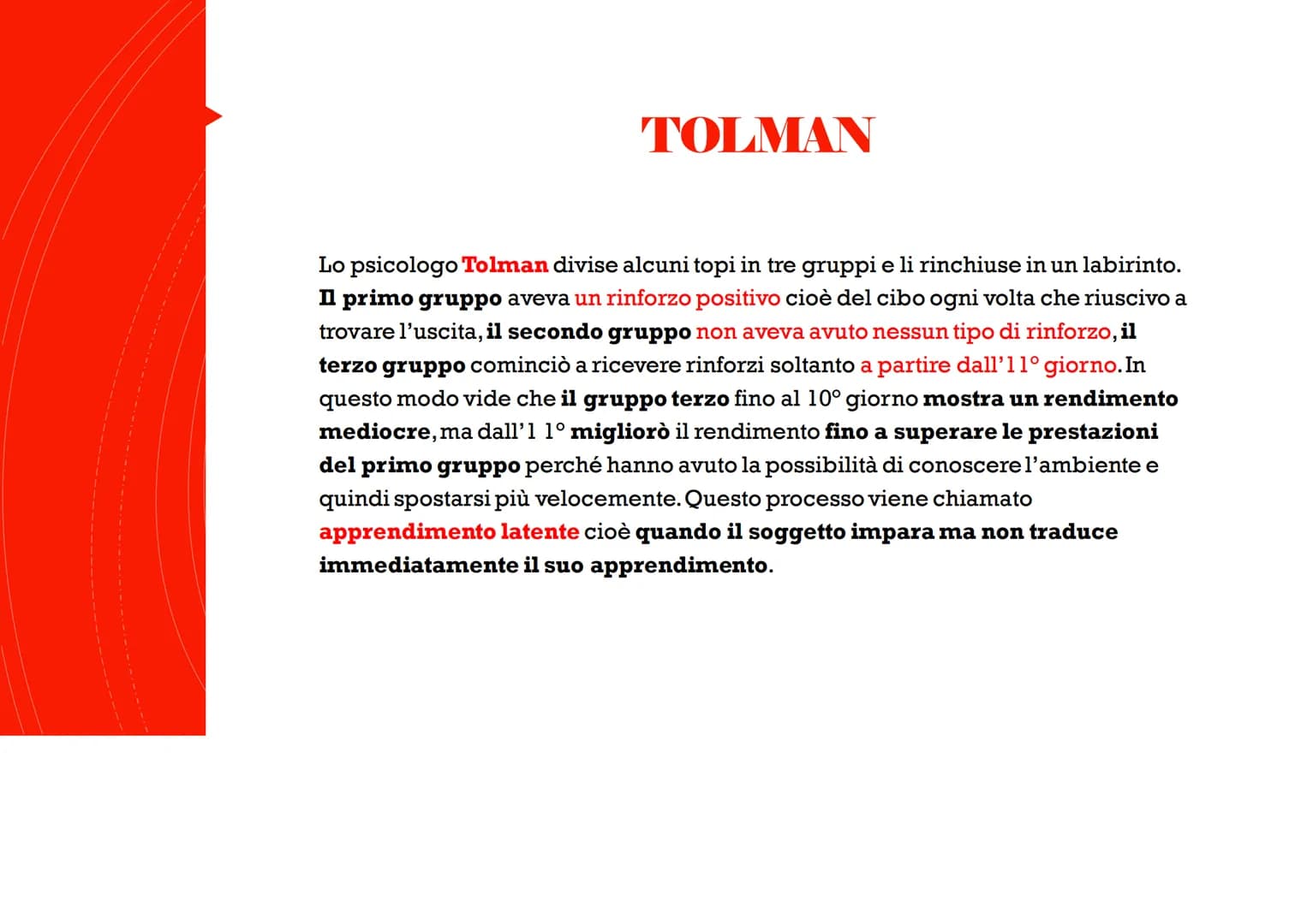 # L'apprendimento

Agosti Elisa # APPRENDIMENTO

L'apprendimento è l'acquisizione di nuovi comportamenti o
modificazione di comportamenti pr