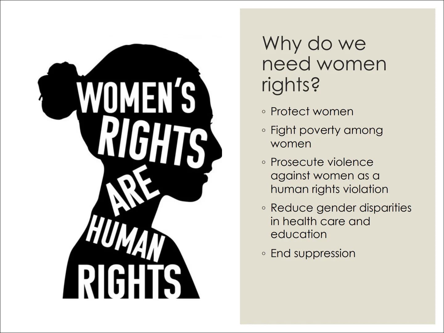 WOMEN AND
HUMAN RIGHTS # Content

Women/human rights in general (Denise)
The history of women rights (video)
Women rights in Germany (Johann
