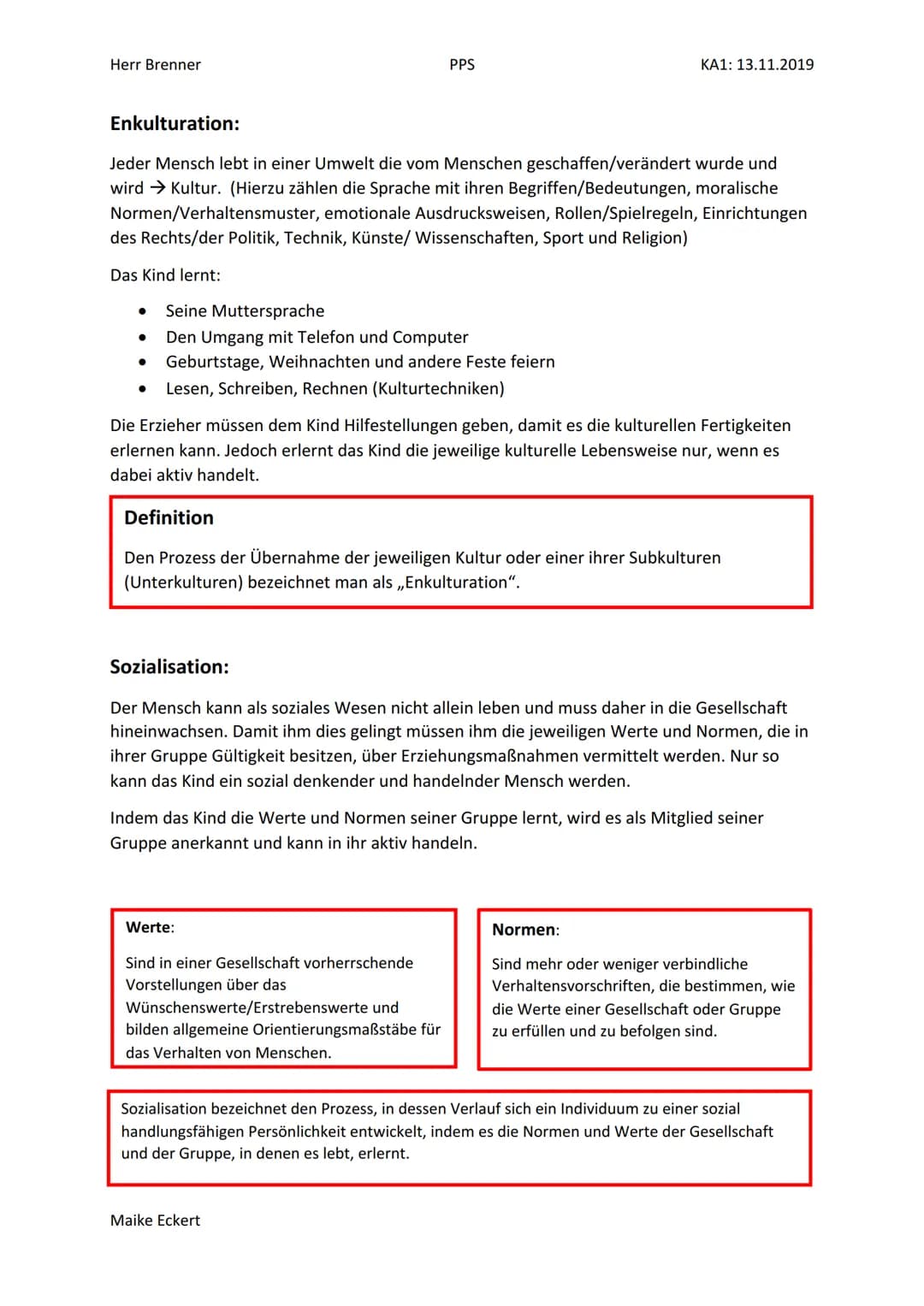 Herr Brenner

PPS

KA1: 13.11.2019

# Psychologie und Pädagogik

## Gegenstand der Pädagogik:



Gegenstand der Pädagogik ist die
Erziehungs
