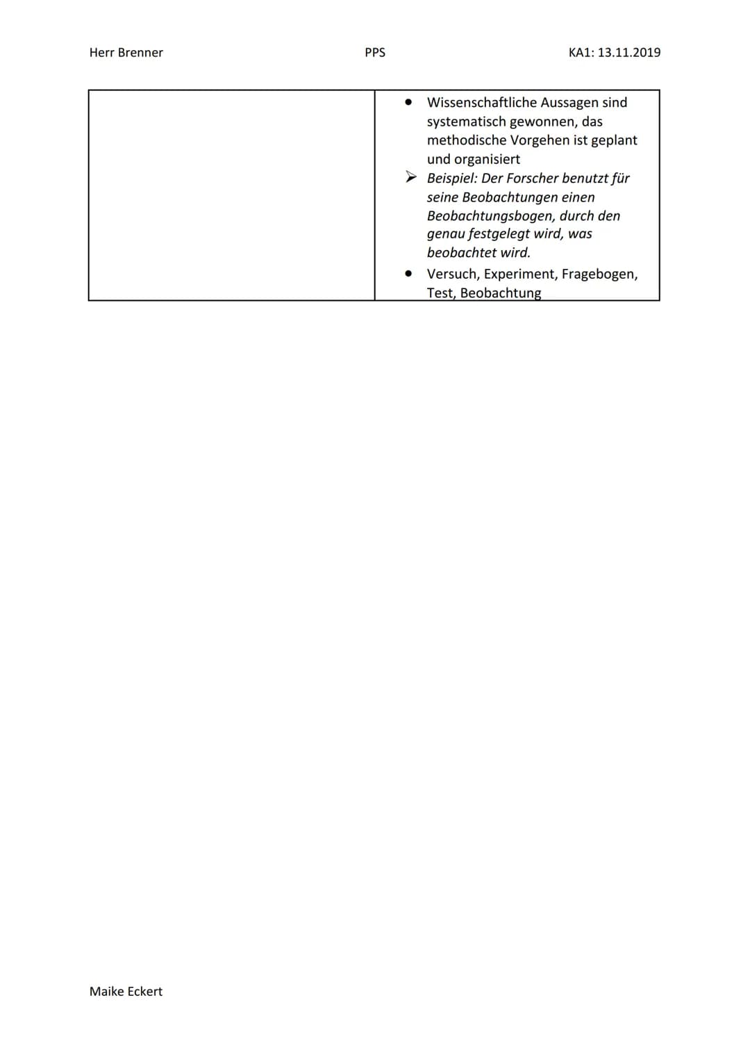 Herr Brenner

PPS

KA1: 13.11.2019

# Psychologie und Pädagogik

## Gegenstand der Pädagogik:



Gegenstand der Pädagogik ist die
Erziehungs