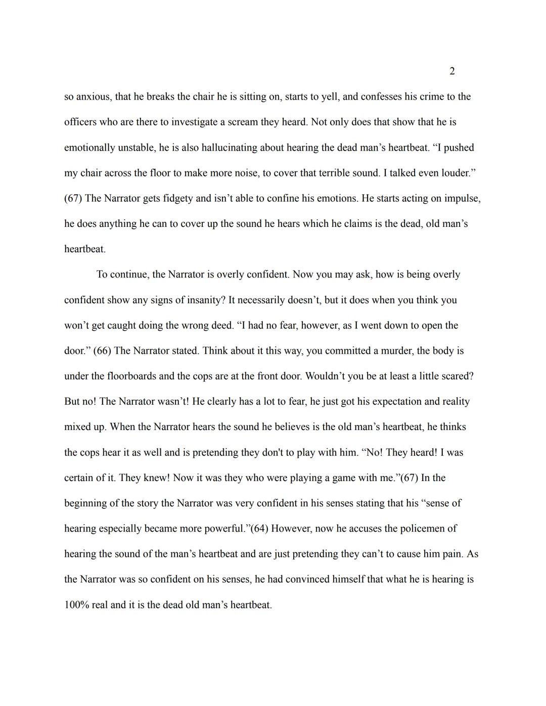1
# Essay

What makes someone insane? Insanity is a mental illness that prevents individuals from
interpreting things in the correct way, mi