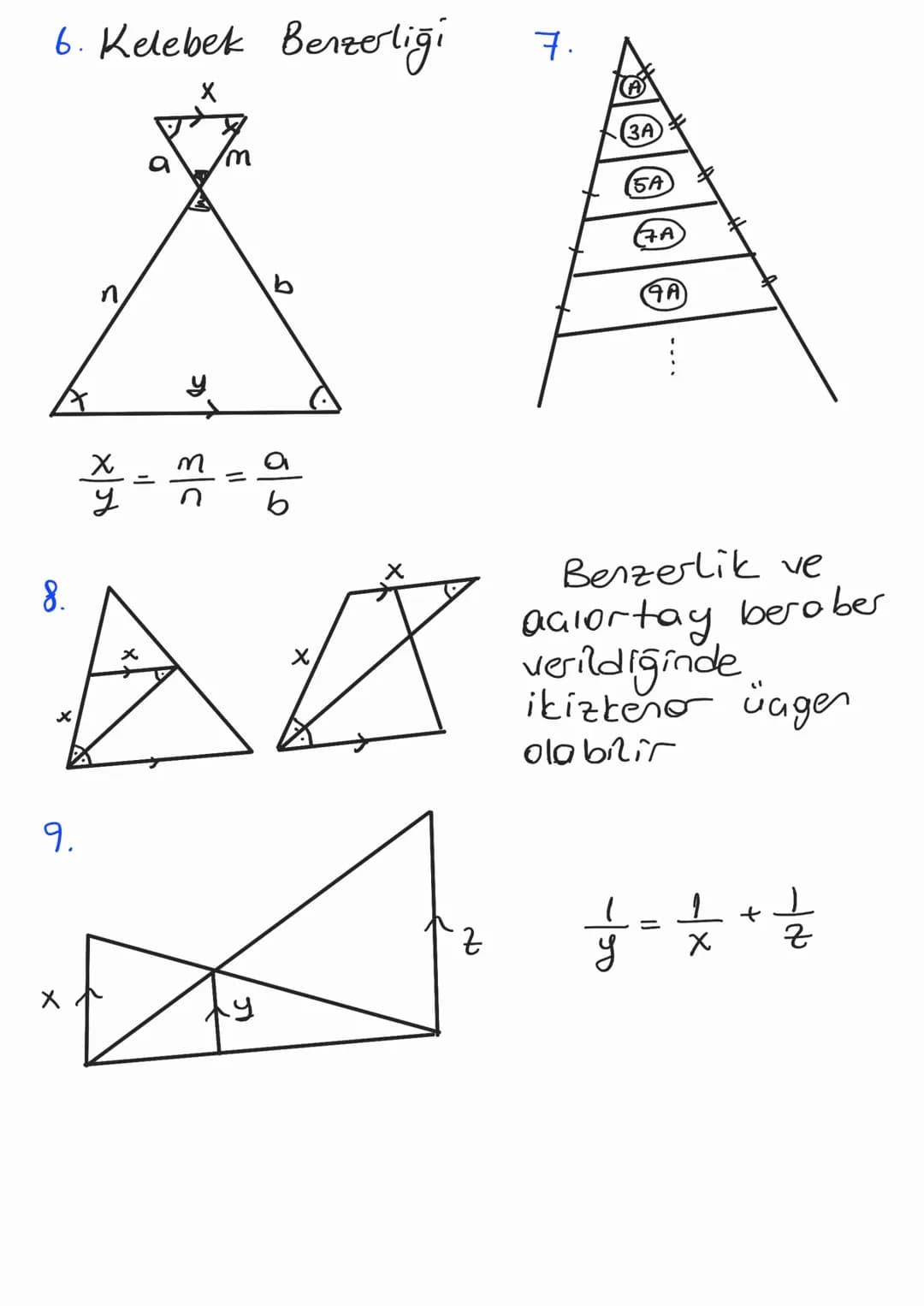 # LIGGENDE ESLİK VE BENZERLİK

## Eş Hagerler

A
D

B
C
E
F

$\triangle$
$\triangle$

ABC$\cong$DEF

↓

Eşlik

Sembalu

## Benzerlik Teoremi