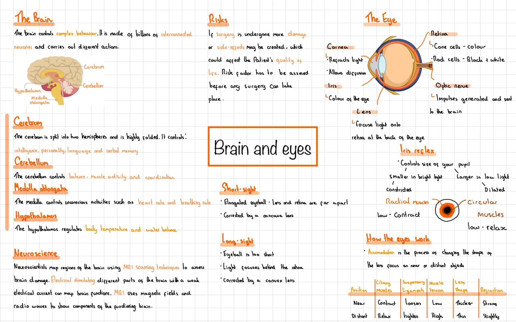 # The Brain
The brain controls complex behaviour. It is made of billions of interconnected
neurones and carries out different actions.

Risk