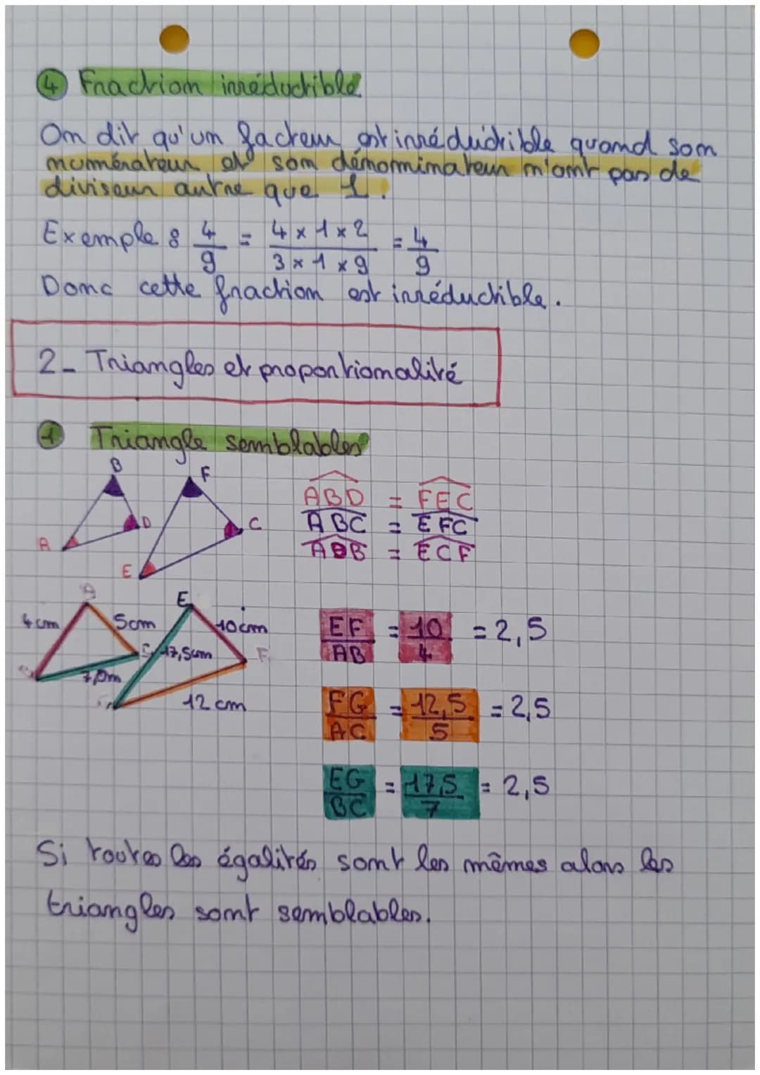 # MATHS

1. Arithmétique

Divisibilité

$\\div$2: Se termine par 0,24,68
$\\div$5: Se termine par Oou5
$\\div$3: Si 3 est la somme. Som chif