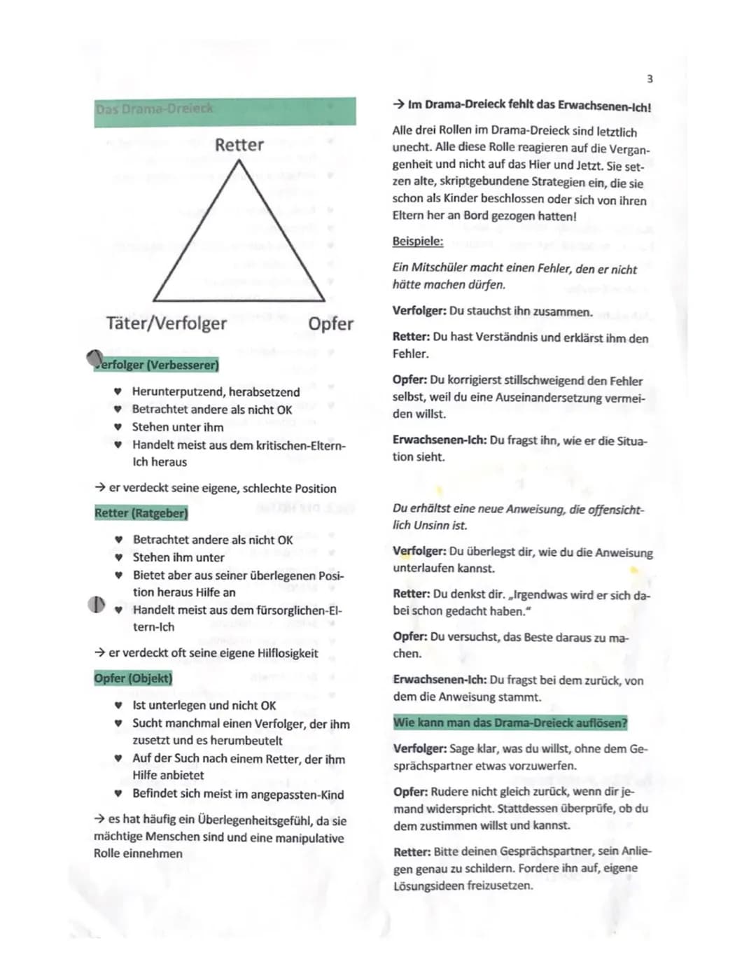 Das Drama-Dreleck

Retter

Täter/Verfolger

Verfolger (Verbesserer)

❤ Herunterputzend, herabsetzend
*   Betrachtet andere als nicht OK
*   