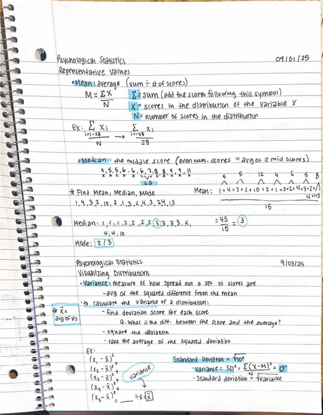 Psychological Statistics
08/27/25
Statistics: branch of math that explains how to interpret a group of numbers
-behavioral & social scientis