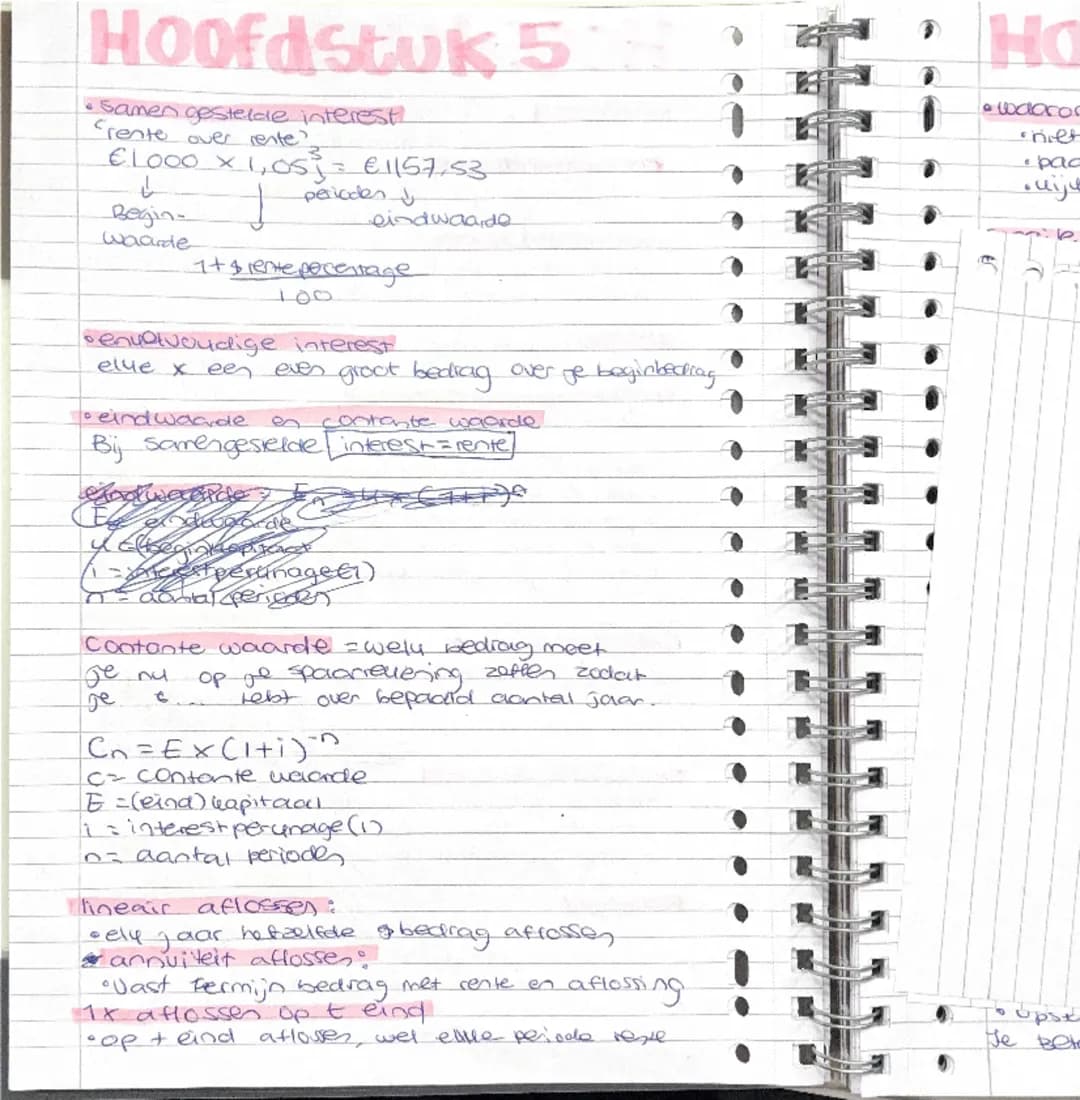 Beco Hoofdstuk

•formule procentuele verandering
(nieuw-oud) x100%= 
aud

•formule percentage bereerren (van een geheel)
deel x100%= 
geheel