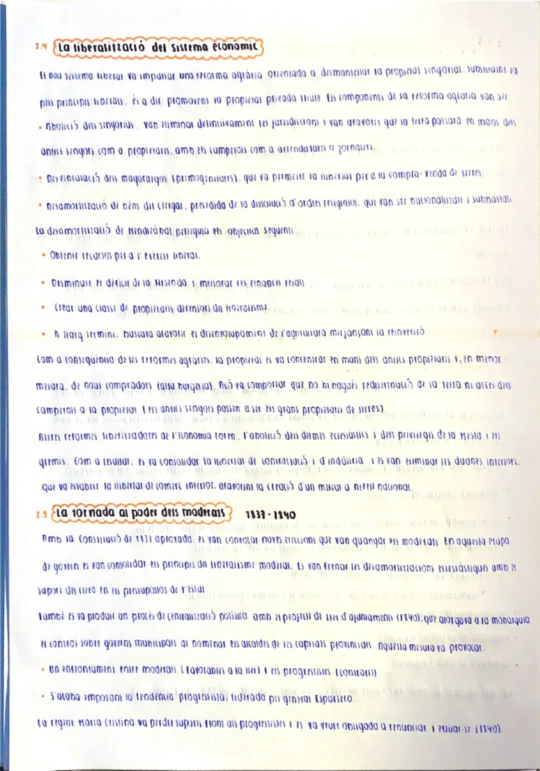 BLOC 1

unitat 4: entre moderats i
progressistes

1.  La primera guerra carlina (1833-1840)

A partir de 1333. S'inicia progressivament la i