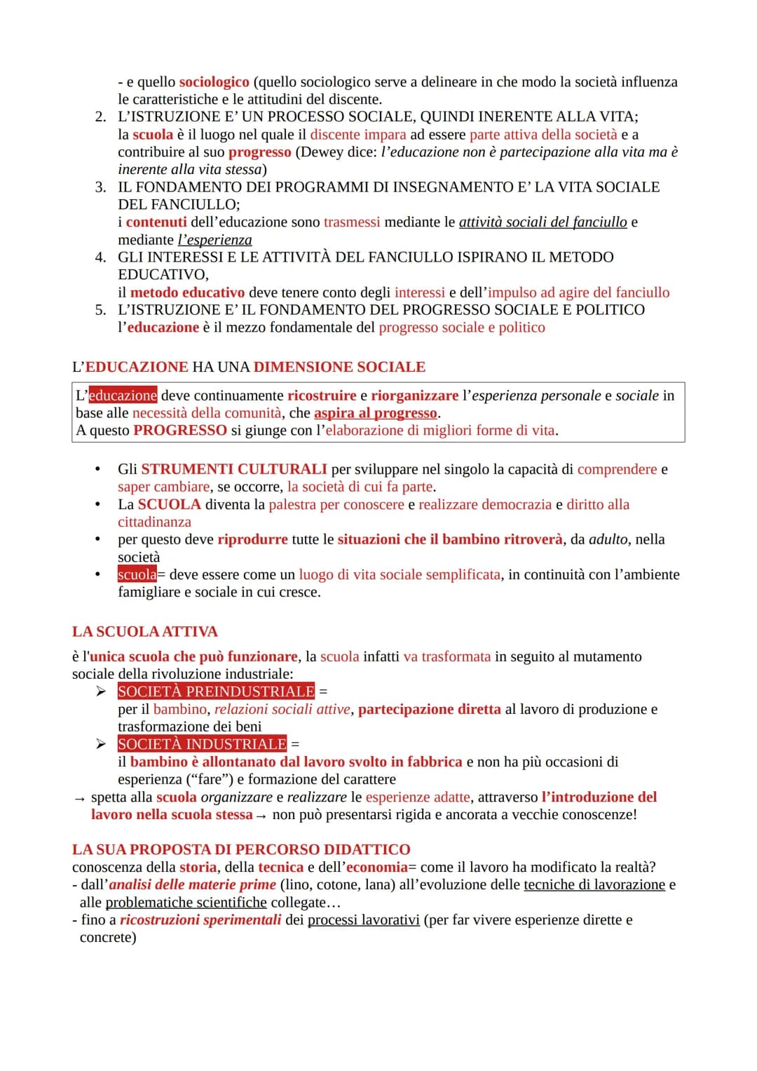 # DEWEY

- 1859 - 1952= attraversa tutto il secolo molto importante
- ritiene il progresso della società fondato sul RINNOVAMENTO DELL'ED.
V