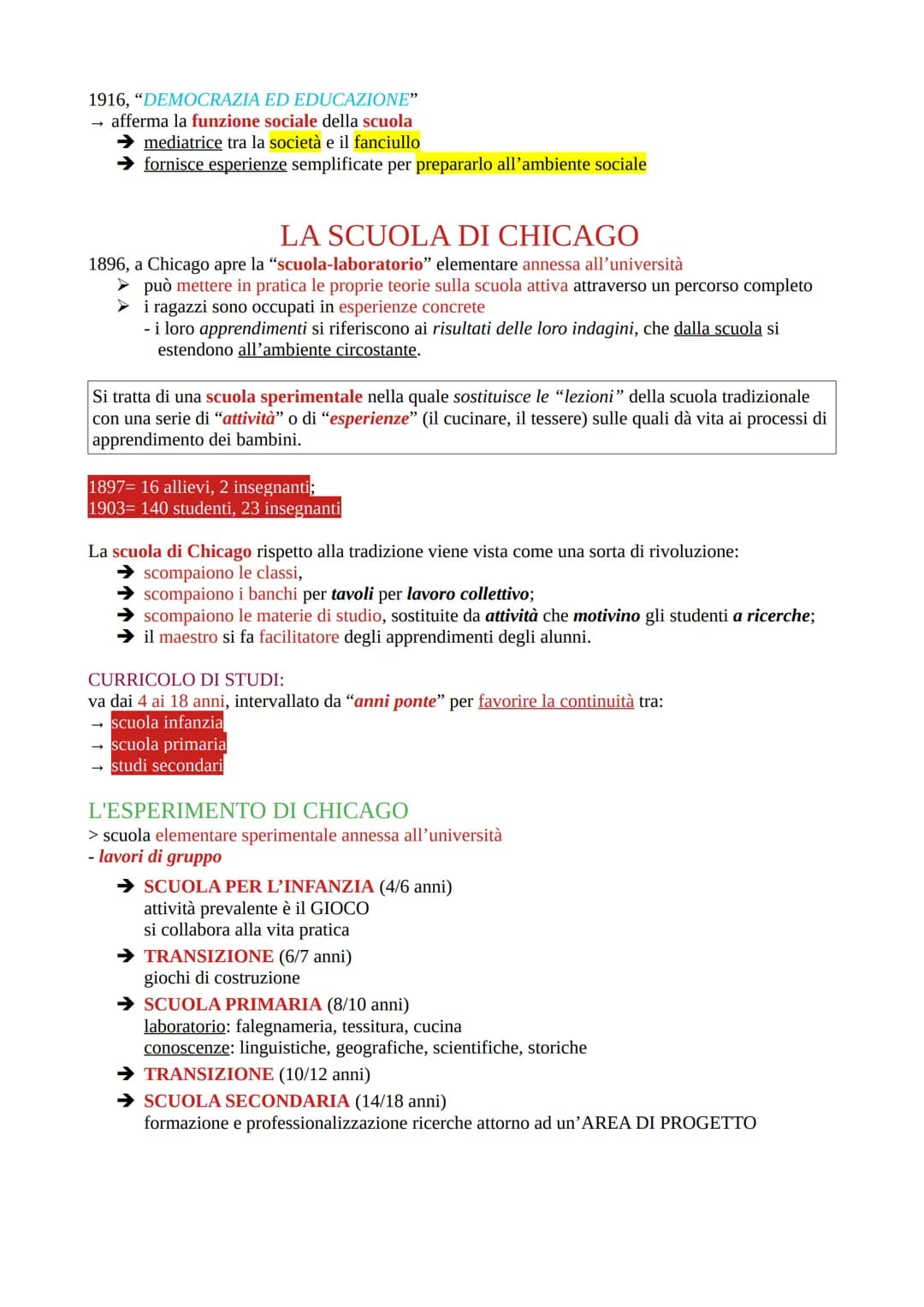 # DEWEY

- 1859 - 1952= attraversa tutto il secolo molto importante
- ritiene il progresso della società fondato sul RINNOVAMENTO DELL'ED.
V