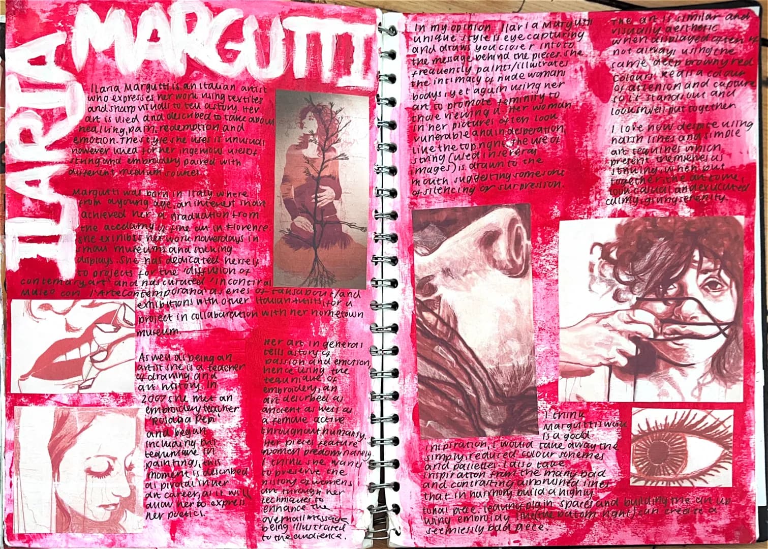 # MARGUTTI

Ilaria Margutti is an italian artist
who expresses her work wing textiles
and sharp Inrudis ut udir to teu astory. Her
art is we