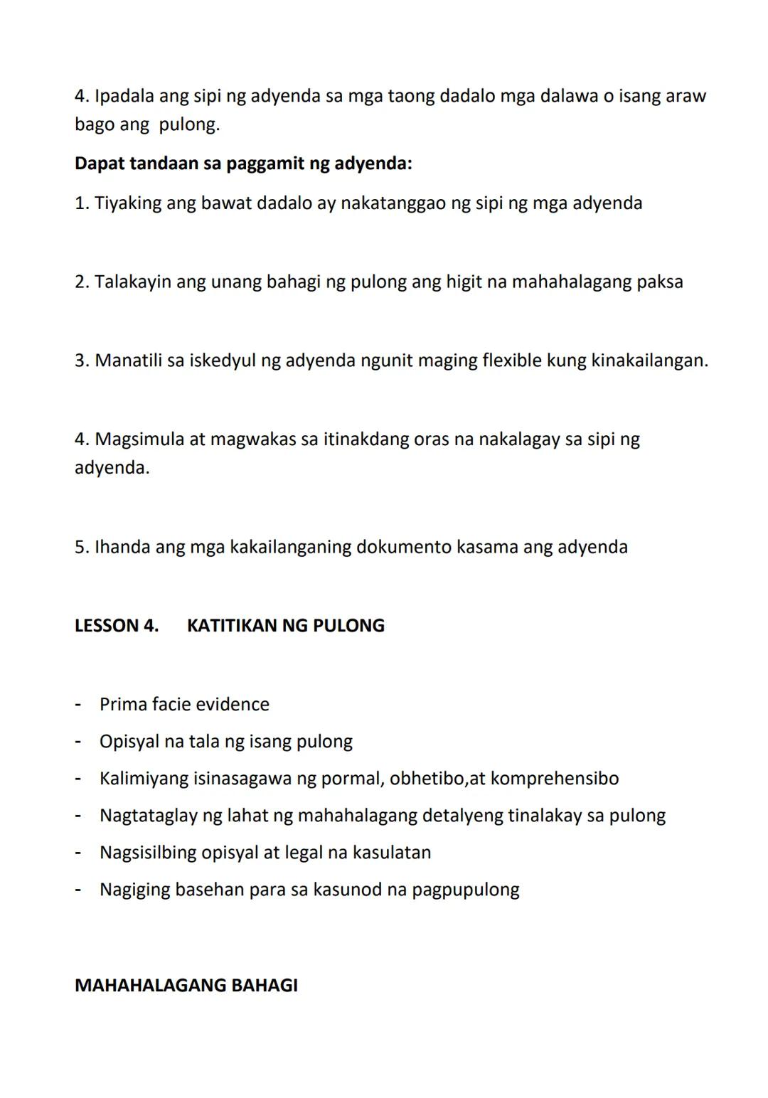 # LESSON 1. TALUMPATI

- isang sining

- isang proseso no pogpapanayag ngidea o kaalaman sa paraang pasalita.

- sinusulat upang bigkasin sa
