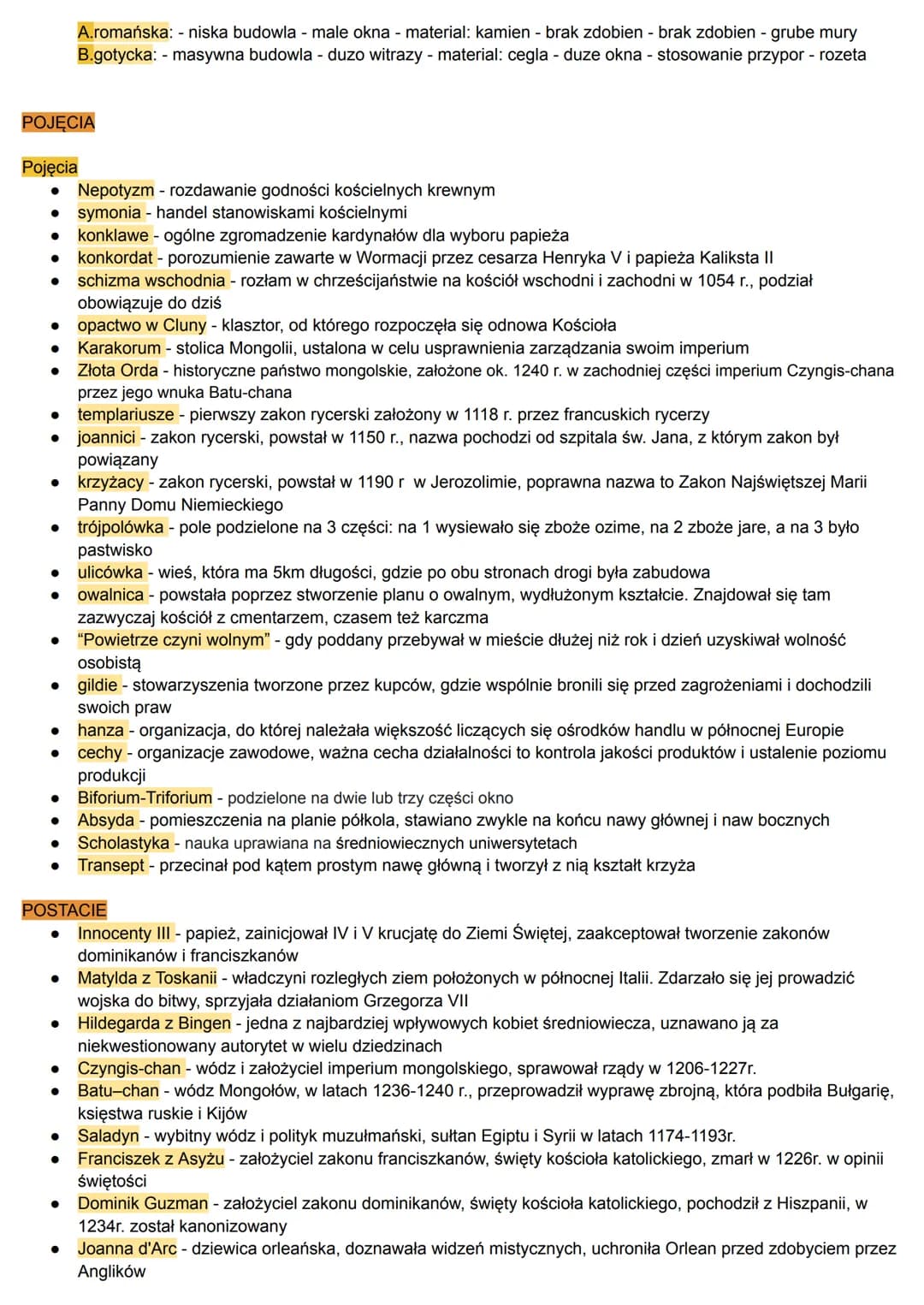 PEŁNIA I SCHYŁEK ŚREDNIOWIECZA

PYTANIA

1. Opisz spór o inwestyturę Henryka IV z Grzegorzem VII.

Spór rozpoczęła decyzja Grzegorza VII o z