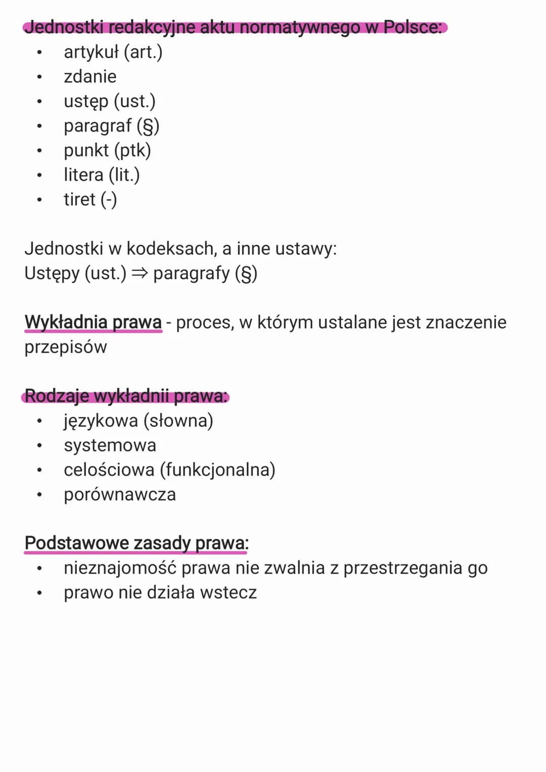 # Podstawy prawa

# Normy prawne

# Termin "prawo":
- znaczenie podmiotowe - przynależność do konkretnego
podmiotu i możliwość korzystania z