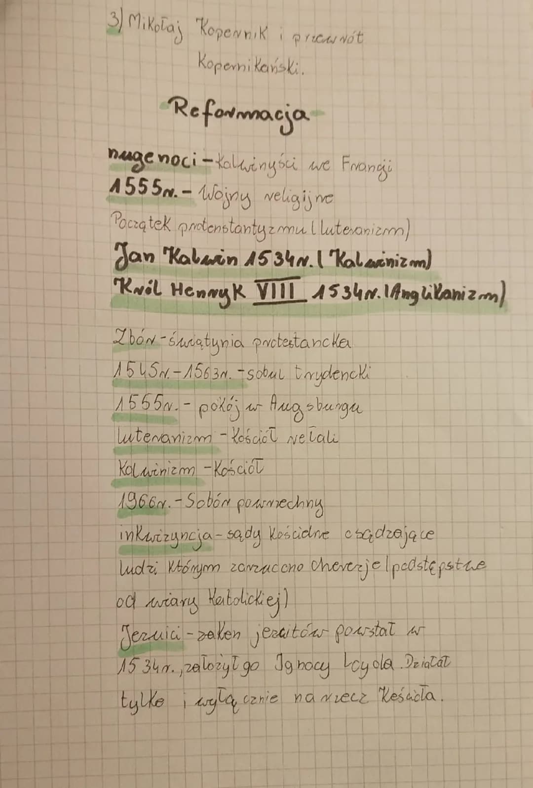 # Histonia

Europaśarot w XVI wieku

Wielkic odkrycia geograficznc.

1. Przyczyny odkryć geograficcnych.

- Poszukizanie nowej drogi do Indi
