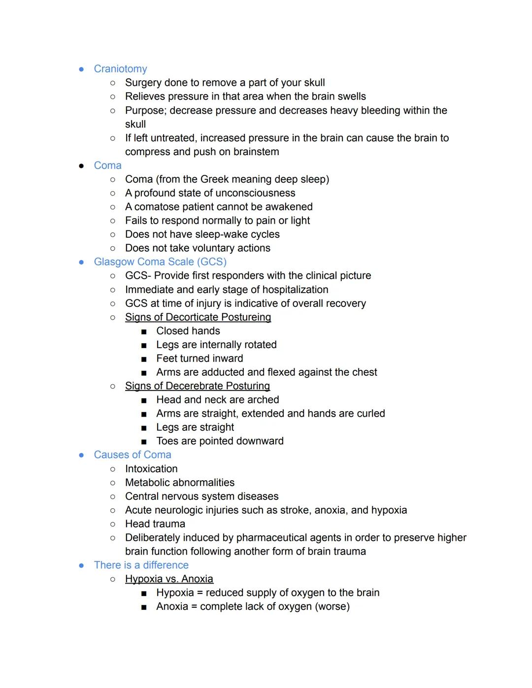 - TBI Defined

- "... an acquired injury to the brain due to an applied force that results in
widespread damage to cortical and subcortical 