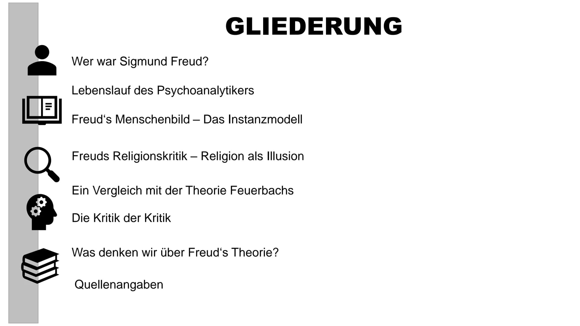 MSS 12
evang. Religion

SIGMUND FREUD

---------
DIE PSYCHOANALYTISCHE SICHT AUF
DIE RELIGION

Frank Erhardt, Julian Schröder, Evelyne Hilde