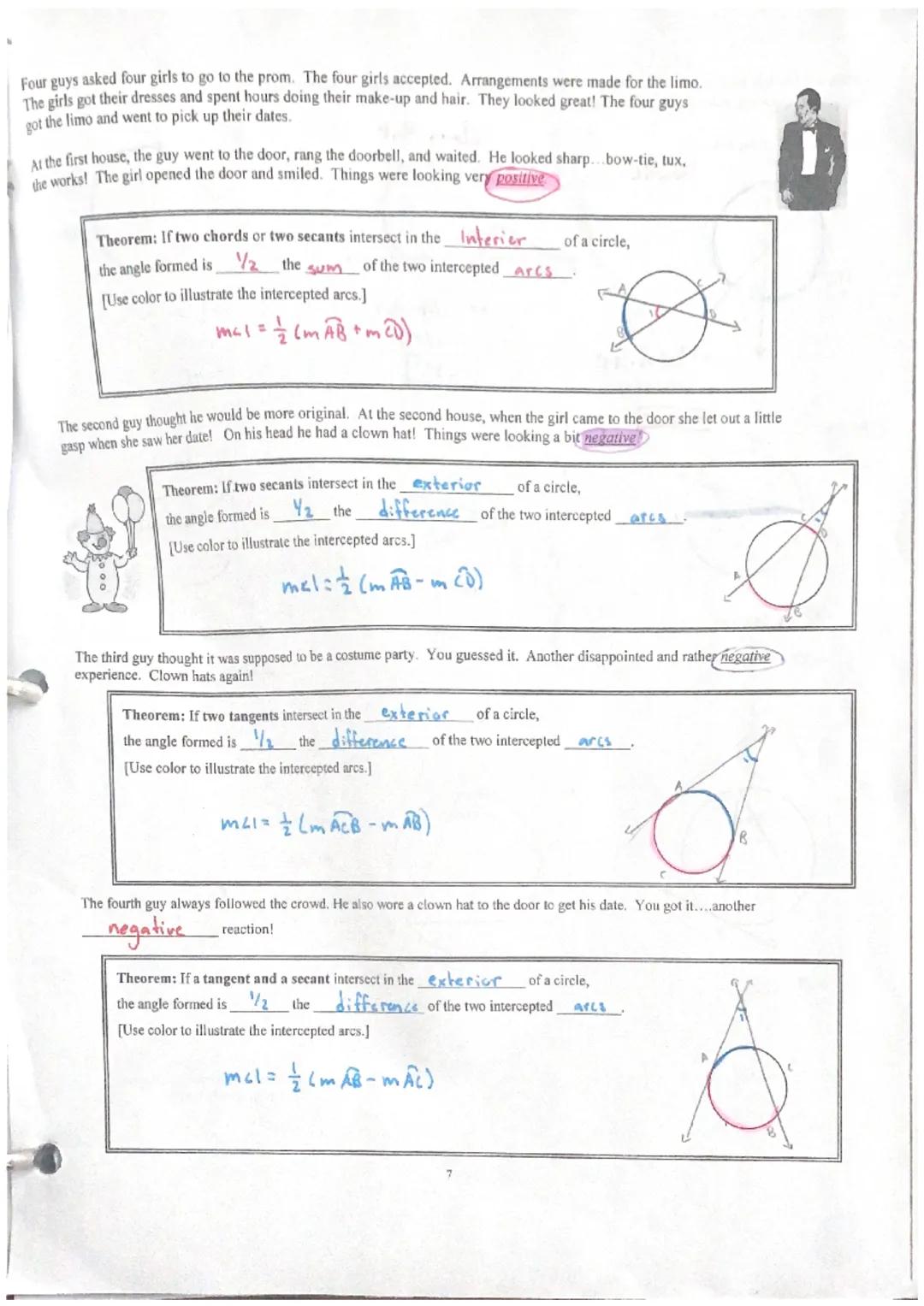 Geometry
Chapter 10-Circles
Notes 10.1
Tangent & Chords
Name Camila M
Per
Write the definition of the following. Draw and label them on the 
