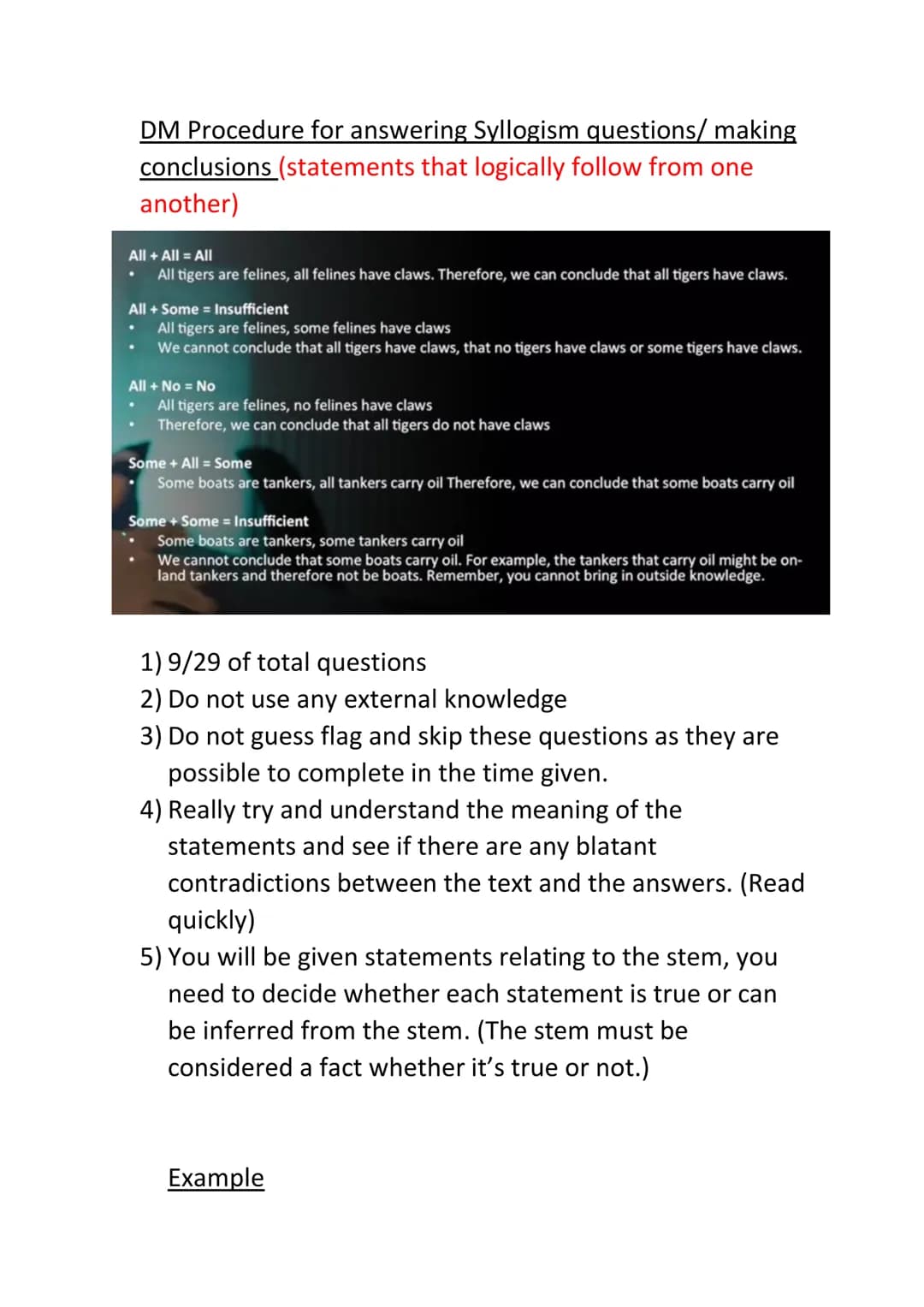 Subject: UCAT (medical aptitude test)

Comprehensive revision guide

1) VR format and key points:
a) 11 stems (sets of 4 questions)
b) 2 min