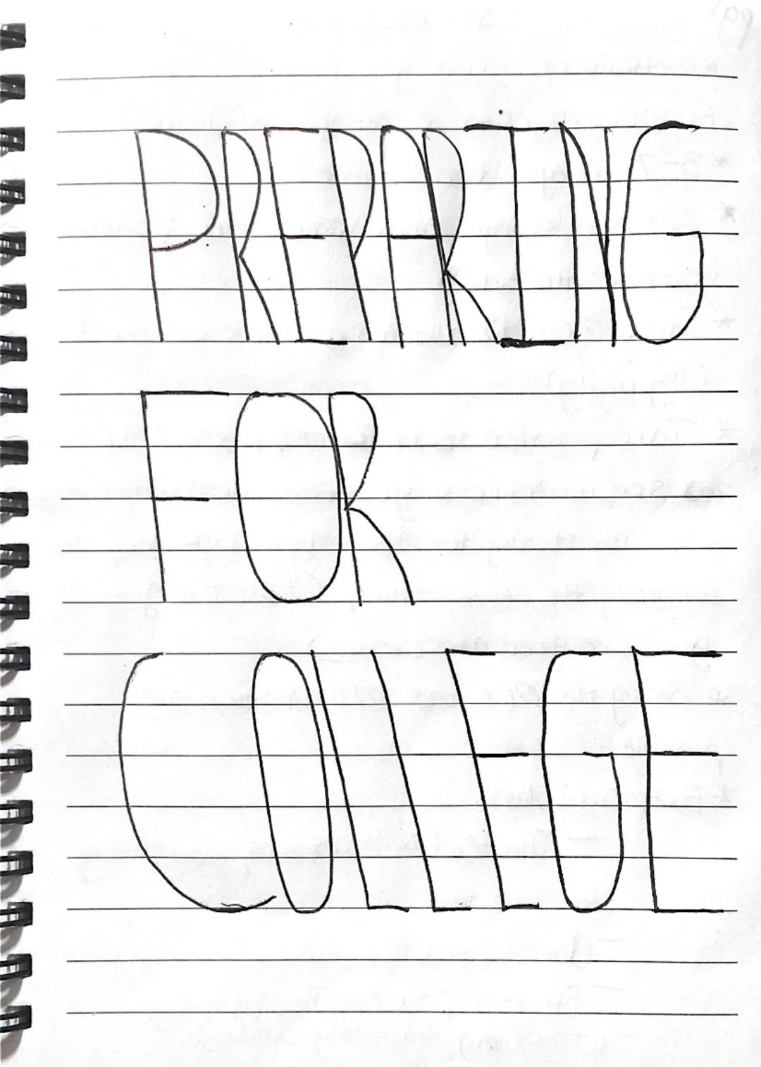PREPARING

FOR

COLLEGE Pg1
SET OF NOTES
*Portfolio of what you learned from
Fashion marketing Cex: "youtube" Chanel)
*3-7 colleges for coll