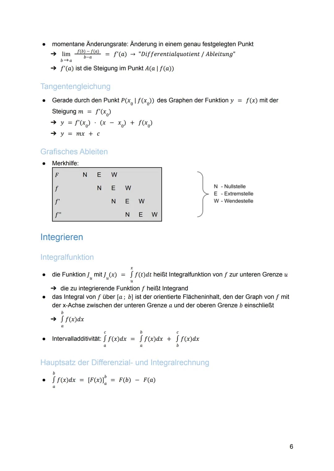 
<h2>Analysis</h2>
<h3>Funktionen</h3>
<p>Die ganzrationalen Funktionen n-1 + a₁x¹ + ax; neN heißen auch Polynome</p>
<h4>Ganzrationale Funk