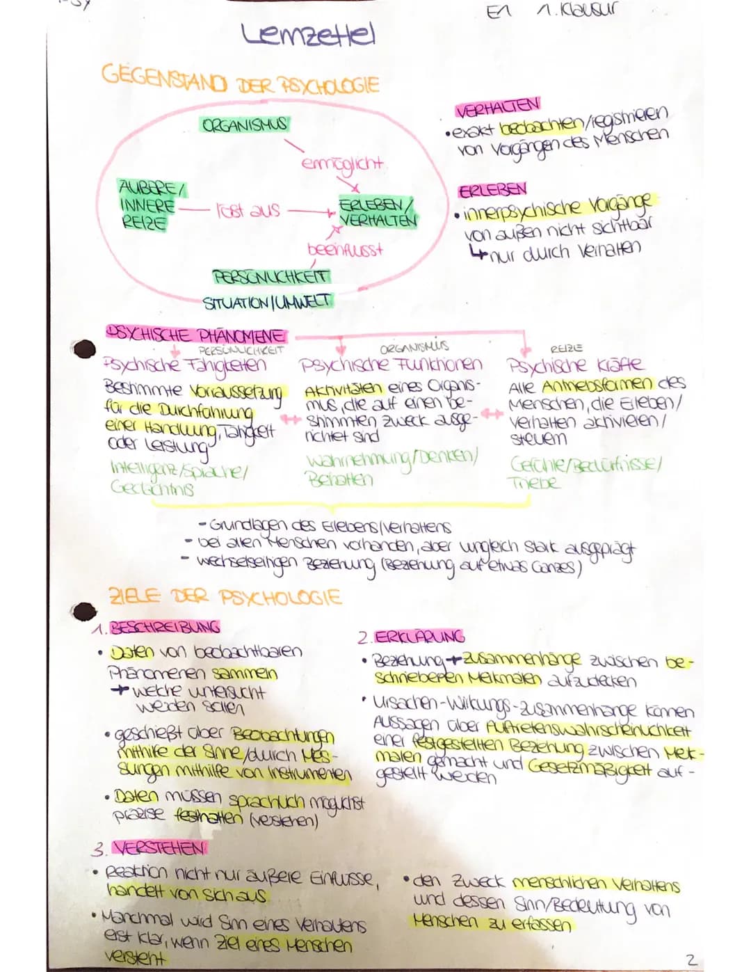 En 1. Klawul

Lernzettel

ALLTAGSPSYCHOLOGIE
Alltagspsychologie
*   Umgangssprache
*   Aufmerksamkeit auf großeren
Sachverhalt
Einlbingung e
