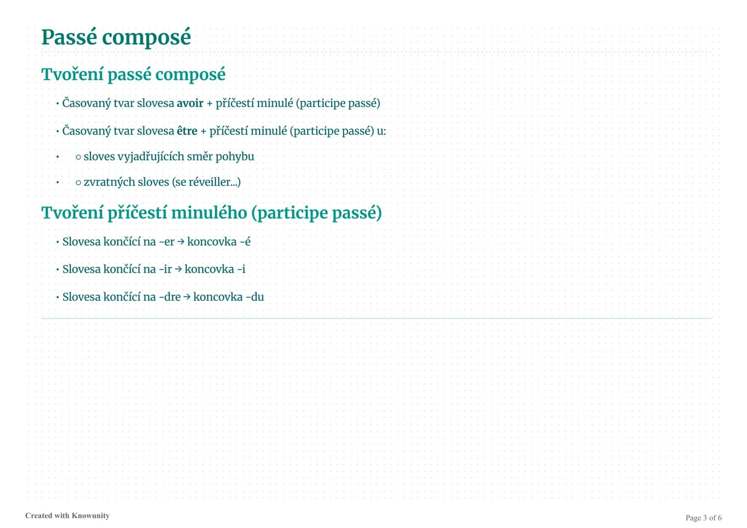 # Rozdíl mezi imparfait a passé composé ve
francouzštině

Přehled dvou základních minulých časů ve francouzštině - imparfait a passé composé