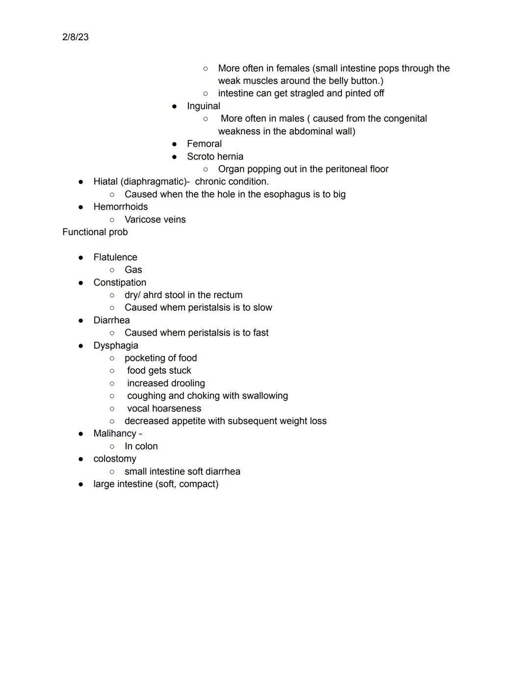 2/8/23

- digestion is the?
- What are the different names for the gastrointestinal system?
- How long is the gastrointestinal system?
- Wha