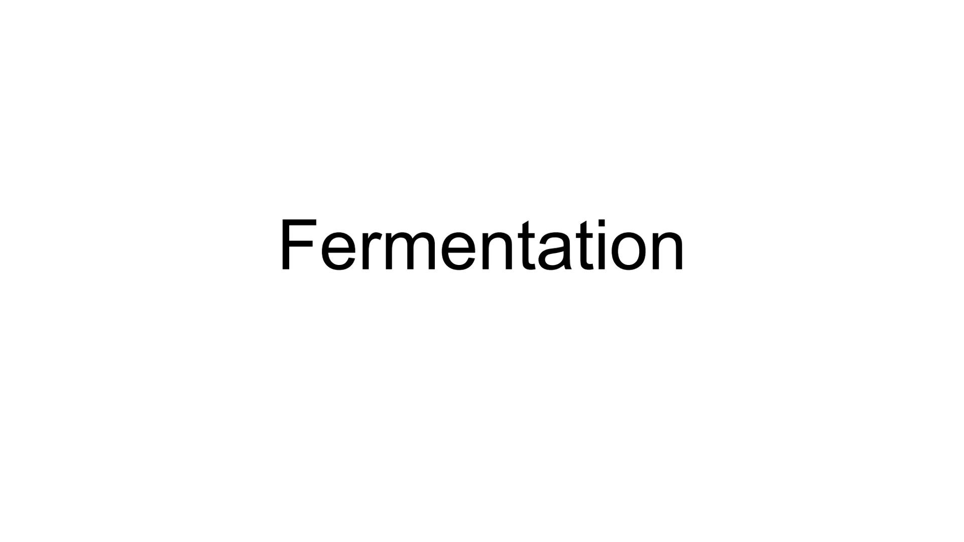 Fermentation # Fermentation

Anaerobic Respiration: Respiration without oxygen

Location: Cytoplasm

Lactic Acid Fermentation:

Occurs in mu