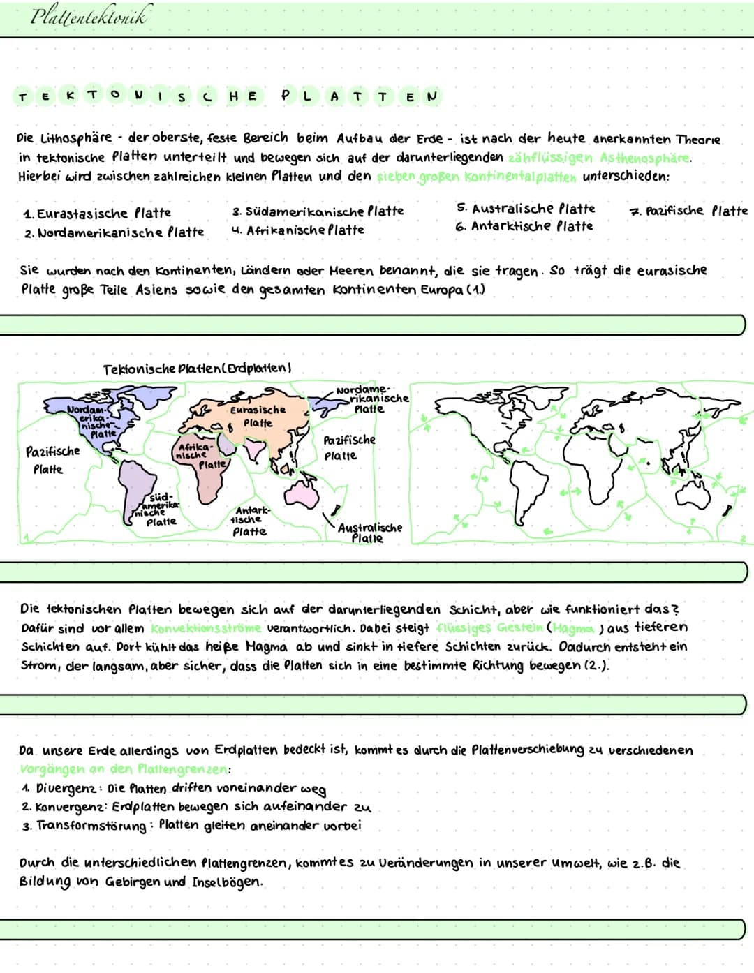 Erdkunde # Plattentektonik

Definition:
Grundlagentheorie zur Erklärung von Vorgängen in der Erdkruste und im obersten Erdmantel (Entstehung