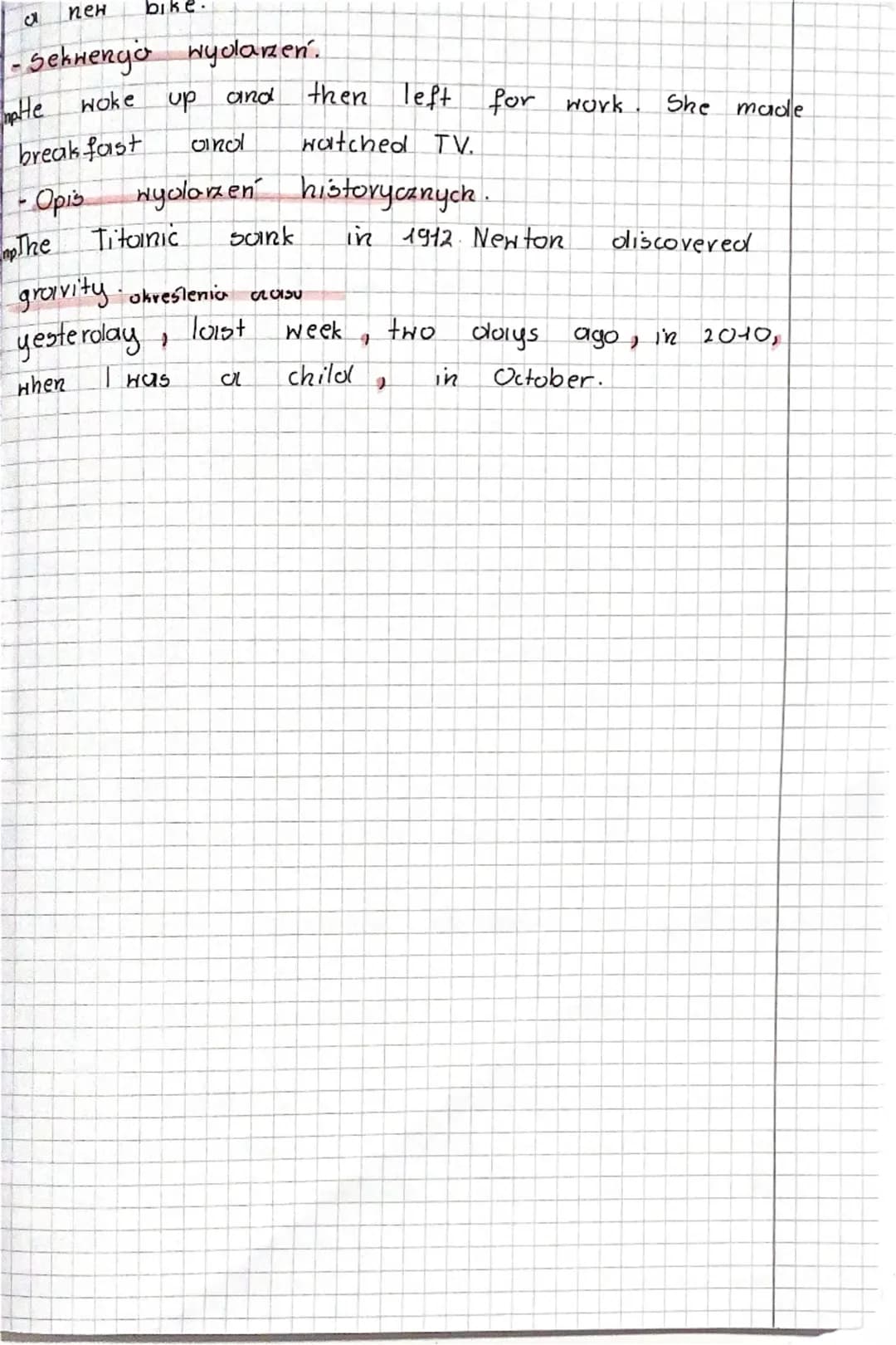 Past Simple - Present
Perfect
1 Present Perfect.
Present Perfect
Rozpoczęły się
и
пр. J
-Mieszkoim
tu
•HyolaxyTy
się
W
shutki/ efekty.
пр. H