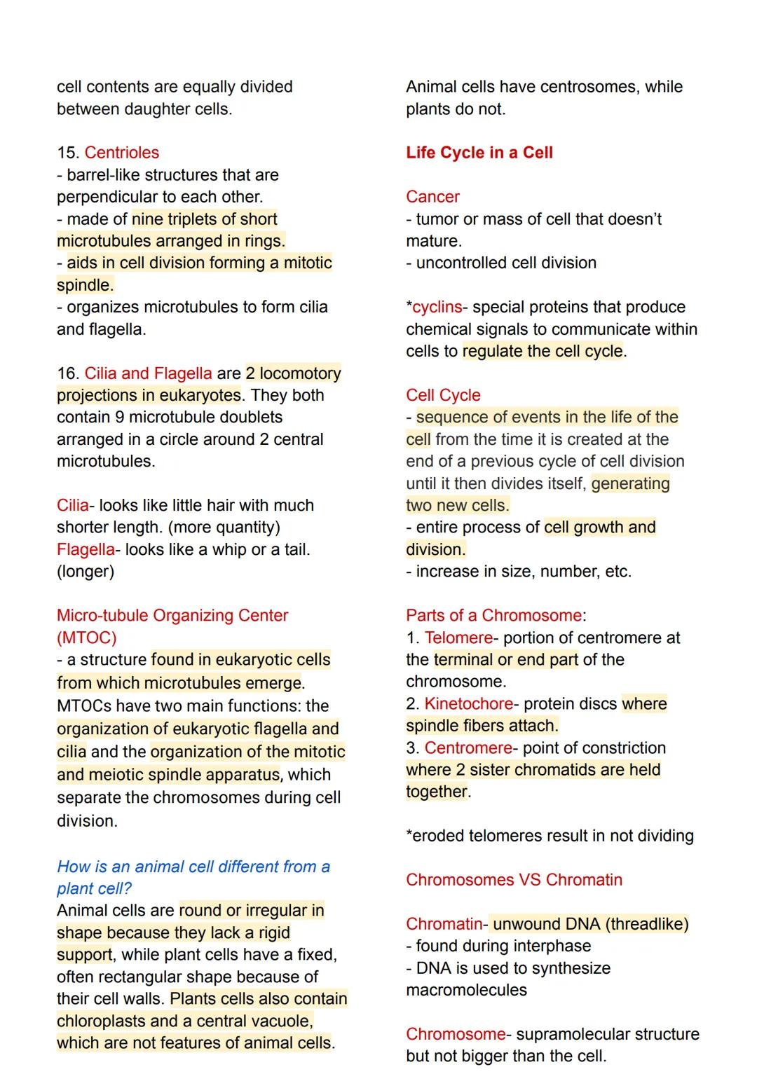 # Intro to Human
Anatomy and Physiology

Types of Cells (according to
structure)

Prokaryotic Cell
- These are small cells that lack a
nucle