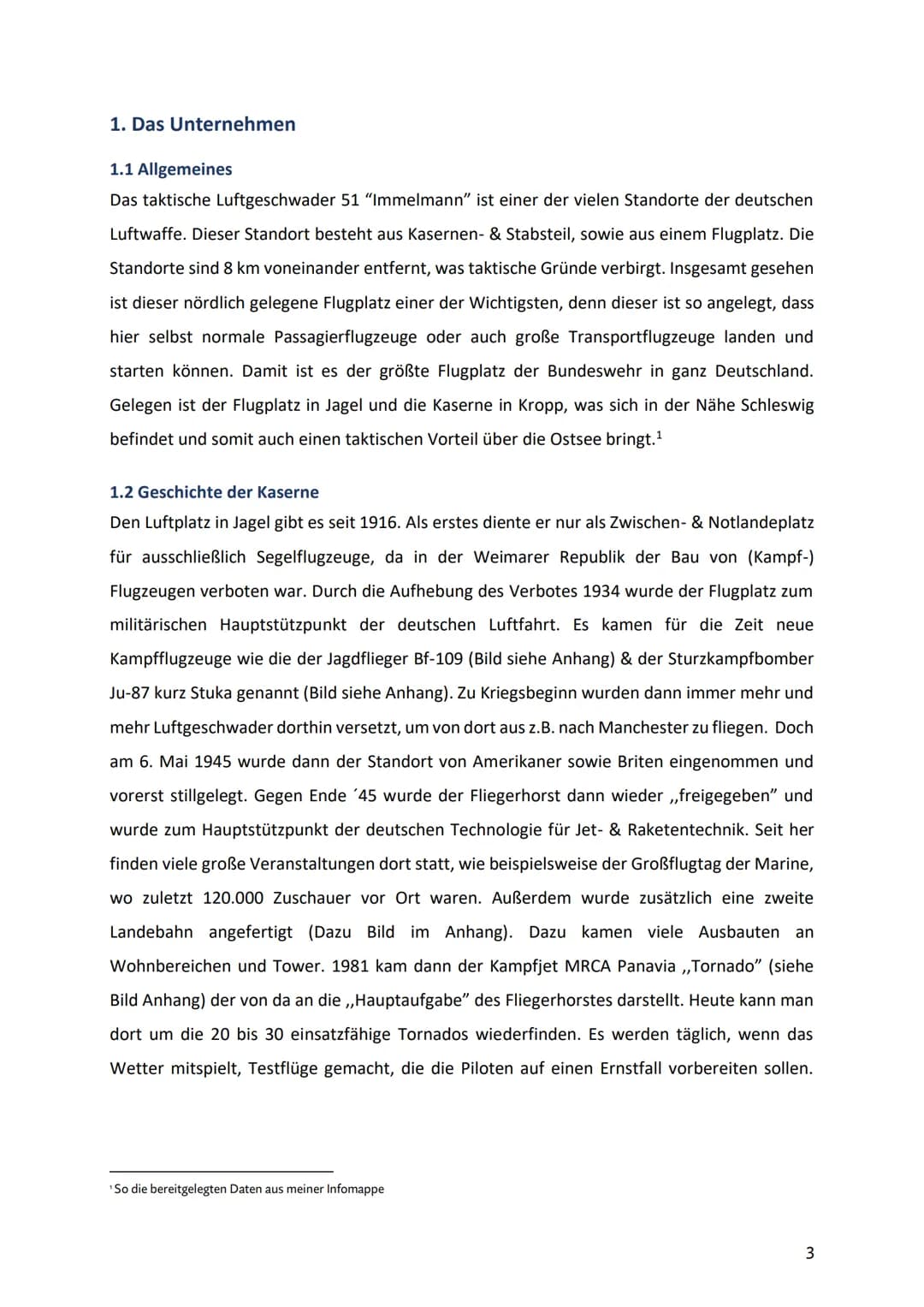 # Wirtschaftspraktikumsbericht

von der

BUNDESWEHR

Leitfrage:
Sollte heutzutage noch vom Staat in die Bundeswehr
investiert werden?

Von S