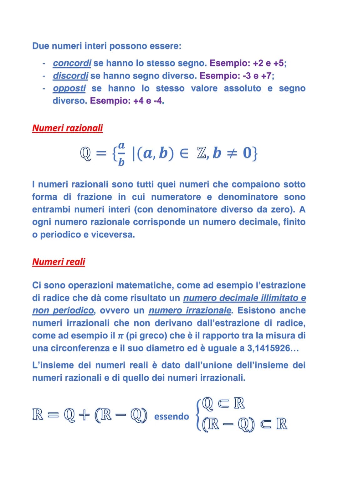 # LE CLASSI NUMERICHE

$
\sqrt{2}
$

2

24

N

158

64

-1,45

$
\sqrt{-3}
$

$
-\sqrt{18}
$

-47

6 Z

Q

R

C

-702

$
\frac{2}{3}
$

2,56
