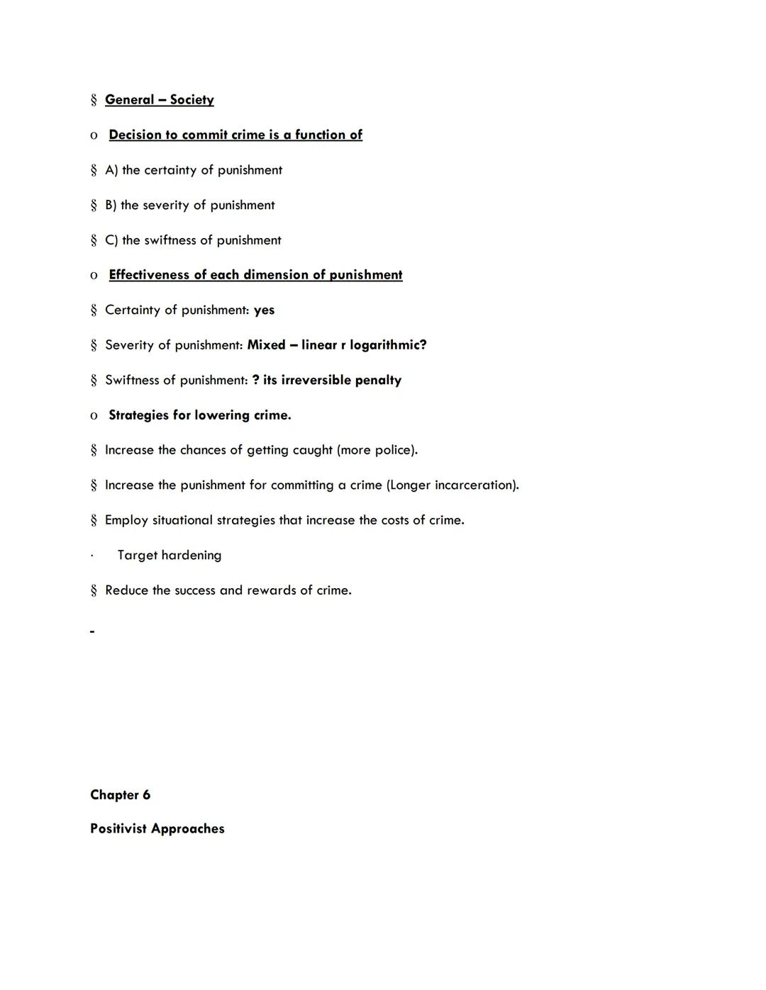 Chapter 5: Theories of criminal offending: Early and classical perspectives

Two angers: state anger and trait anger.

Overview

Demonology
