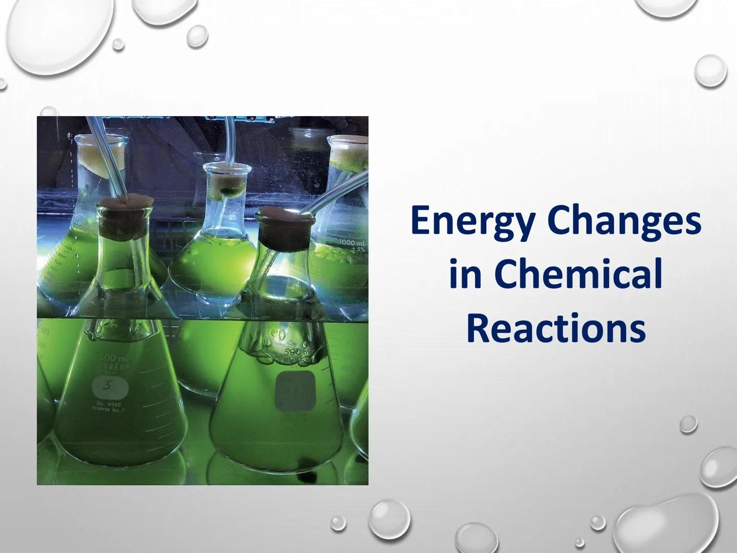 600

500

500 ml
PYREX

5

No. 4980
STOPPER No. 7

580

1000 ml.
±5%

Energy Changes
in Chemical
Reactions Energy is the capacity to do work